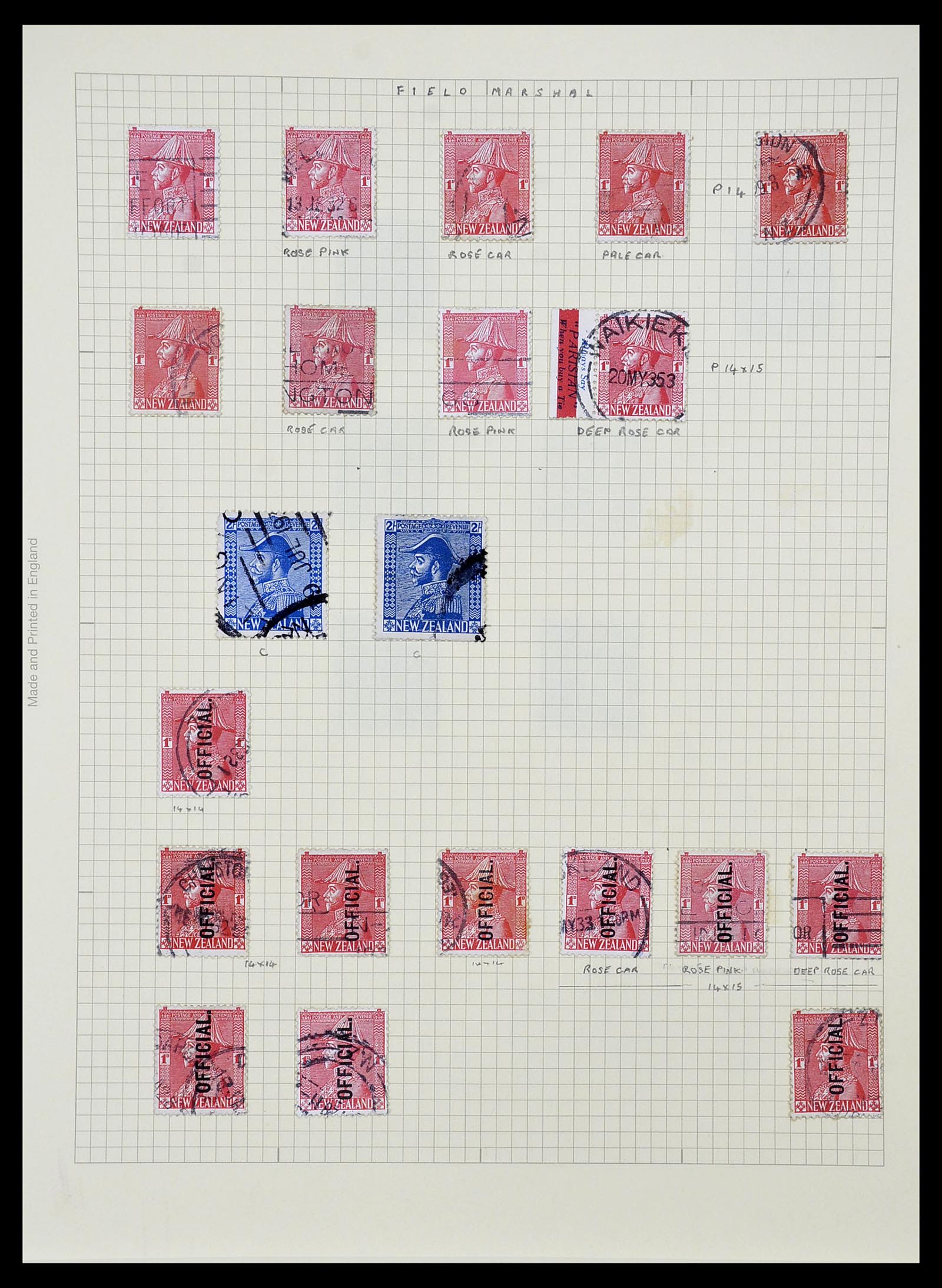 34209 045 - Postzegelverzameling 34209 Nieuw Zeeland 1864-2012.