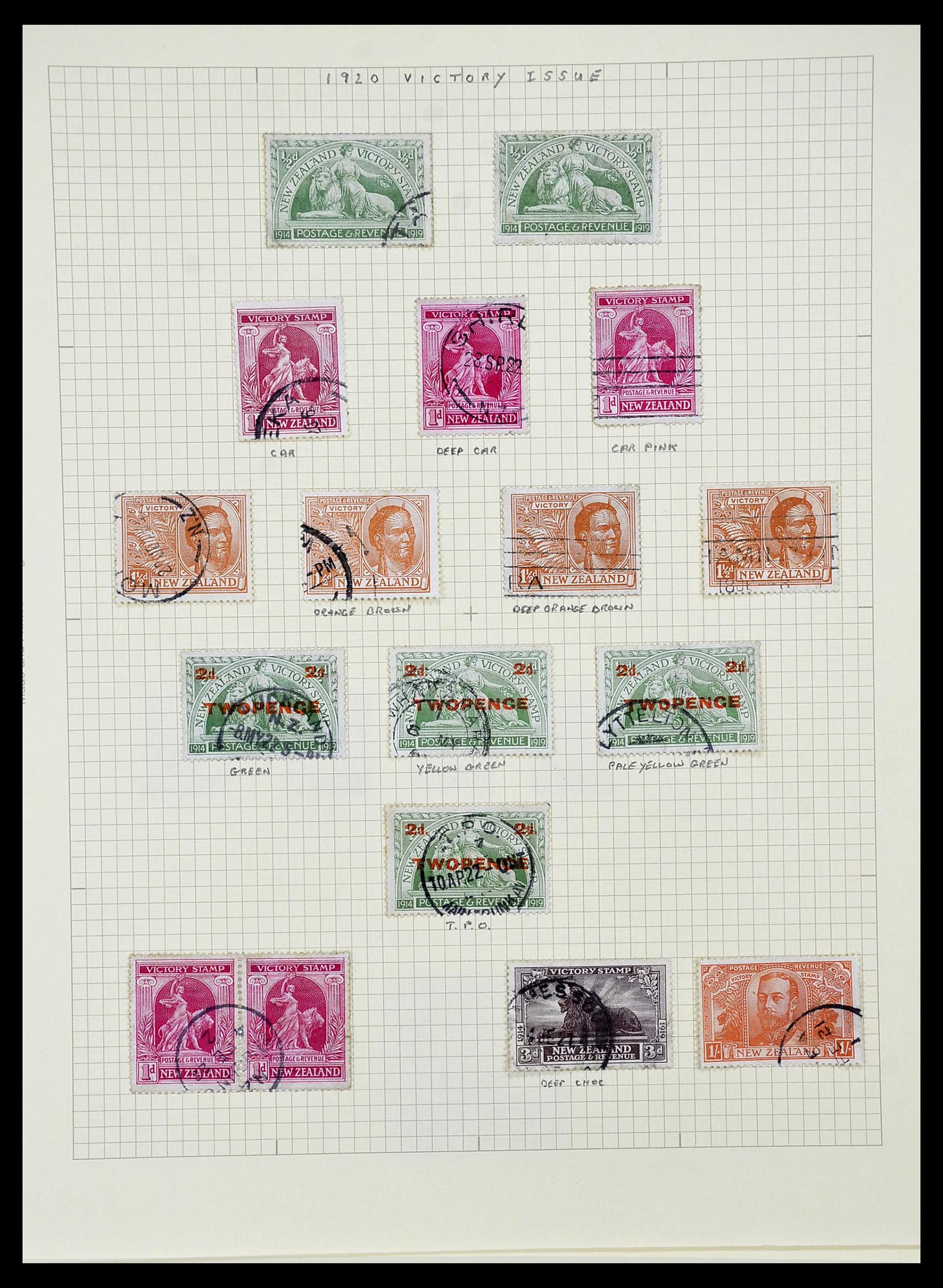 34209 047 - Postzegelverzameling 34209 Nieuw Zeeland 1864-2012.