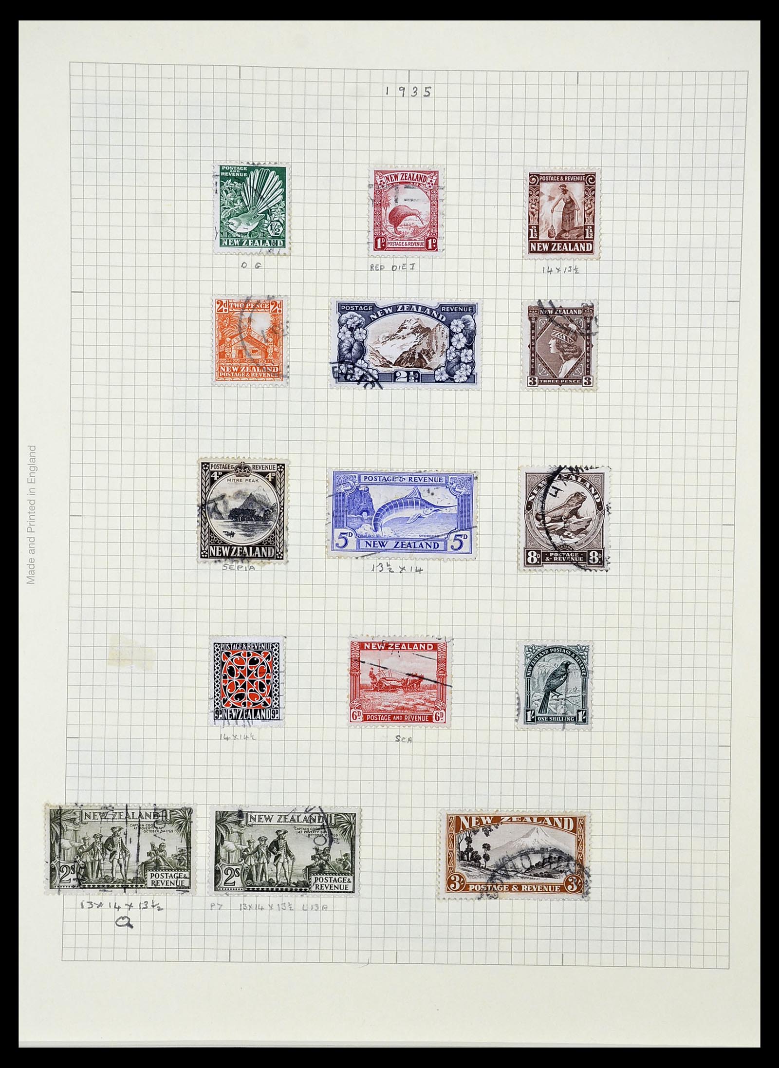 34209 051 - Postzegelverzameling 34209 Nieuw Zeeland 1864-2012.