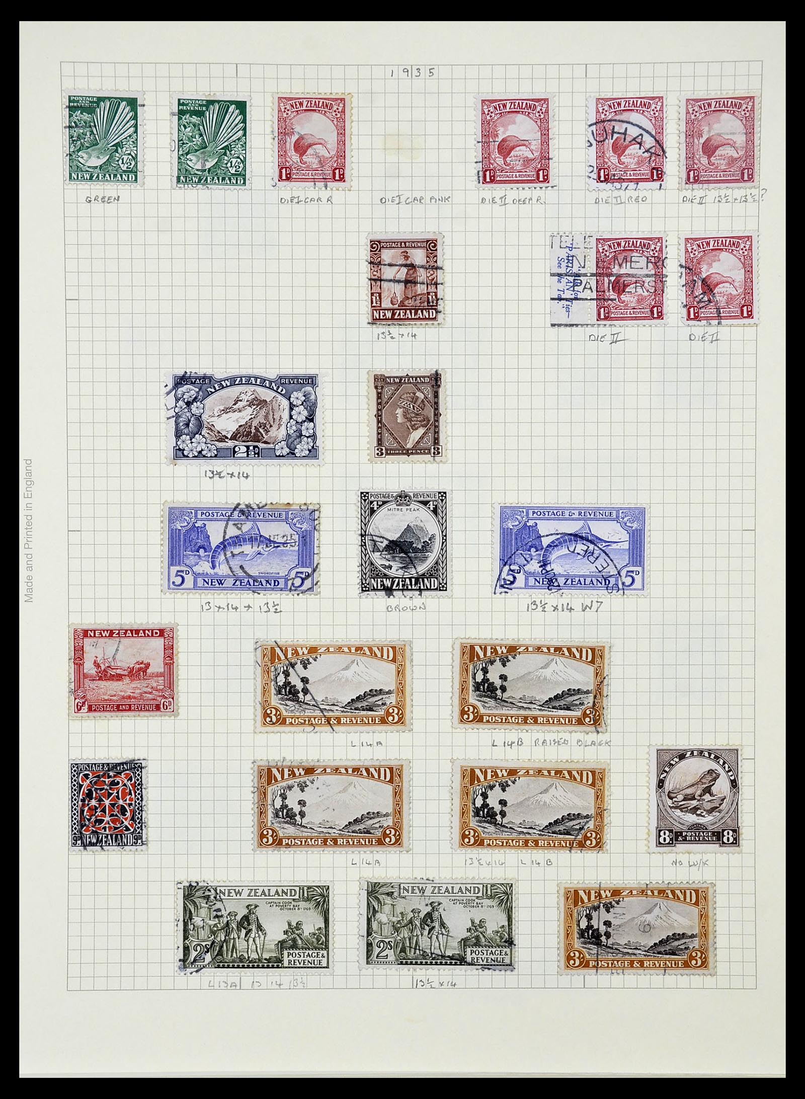 34209 052 - Postzegelverzameling 34209 Nieuw Zeeland 1864-2012.