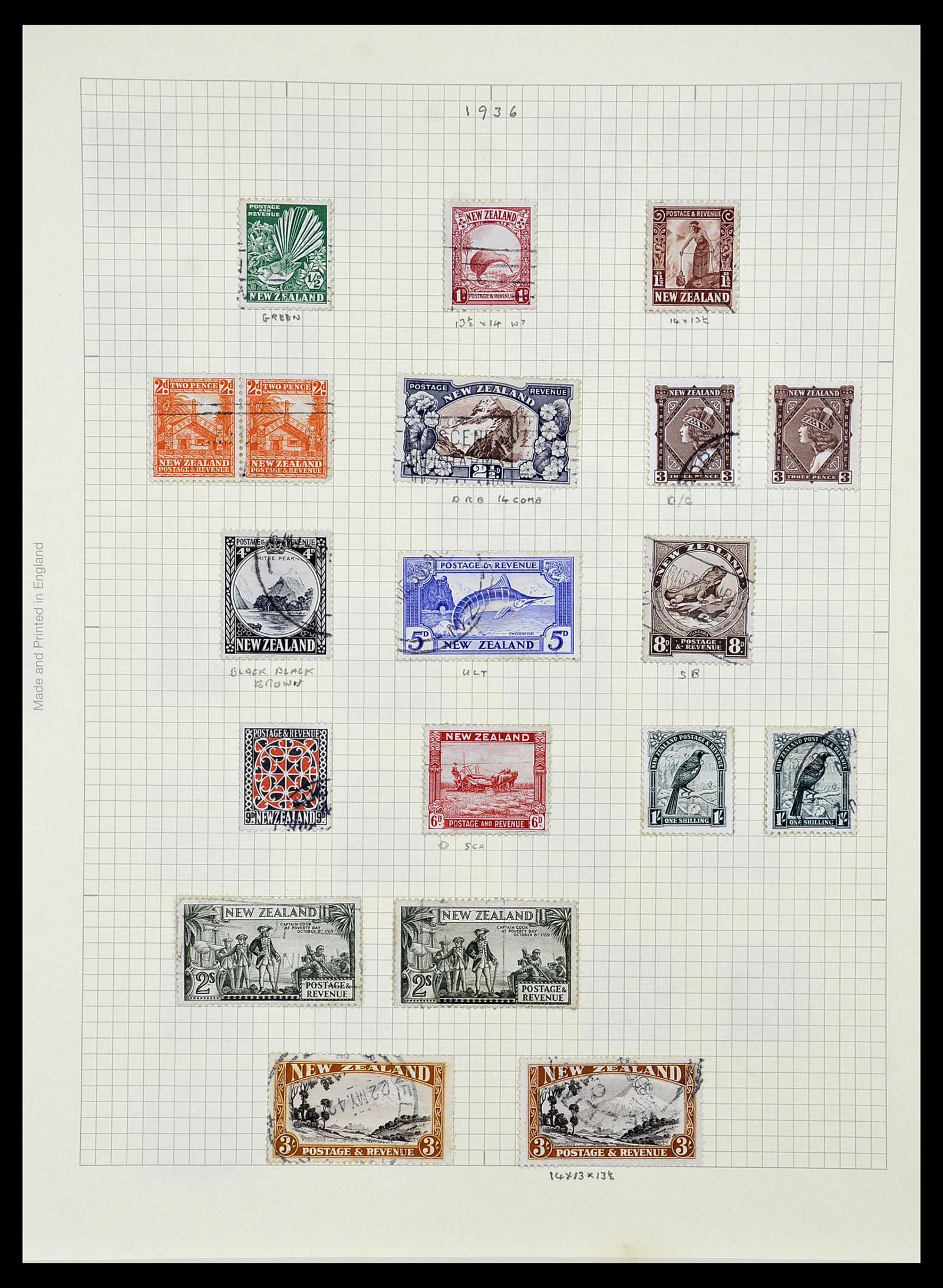 34209 053 - Postzegelverzameling 34209 Nieuw Zeeland 1864-2012.