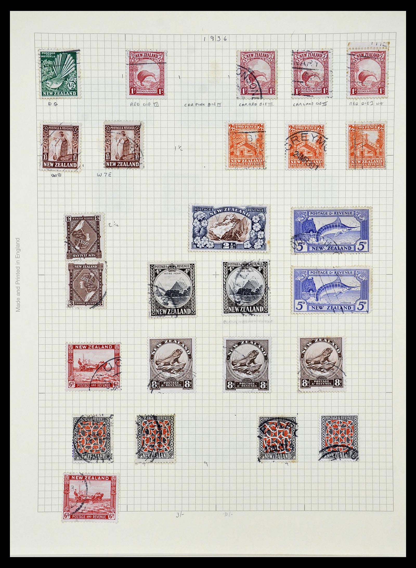 34209 054 - Postzegelverzameling 34209 Nieuw Zeeland 1864-2012.