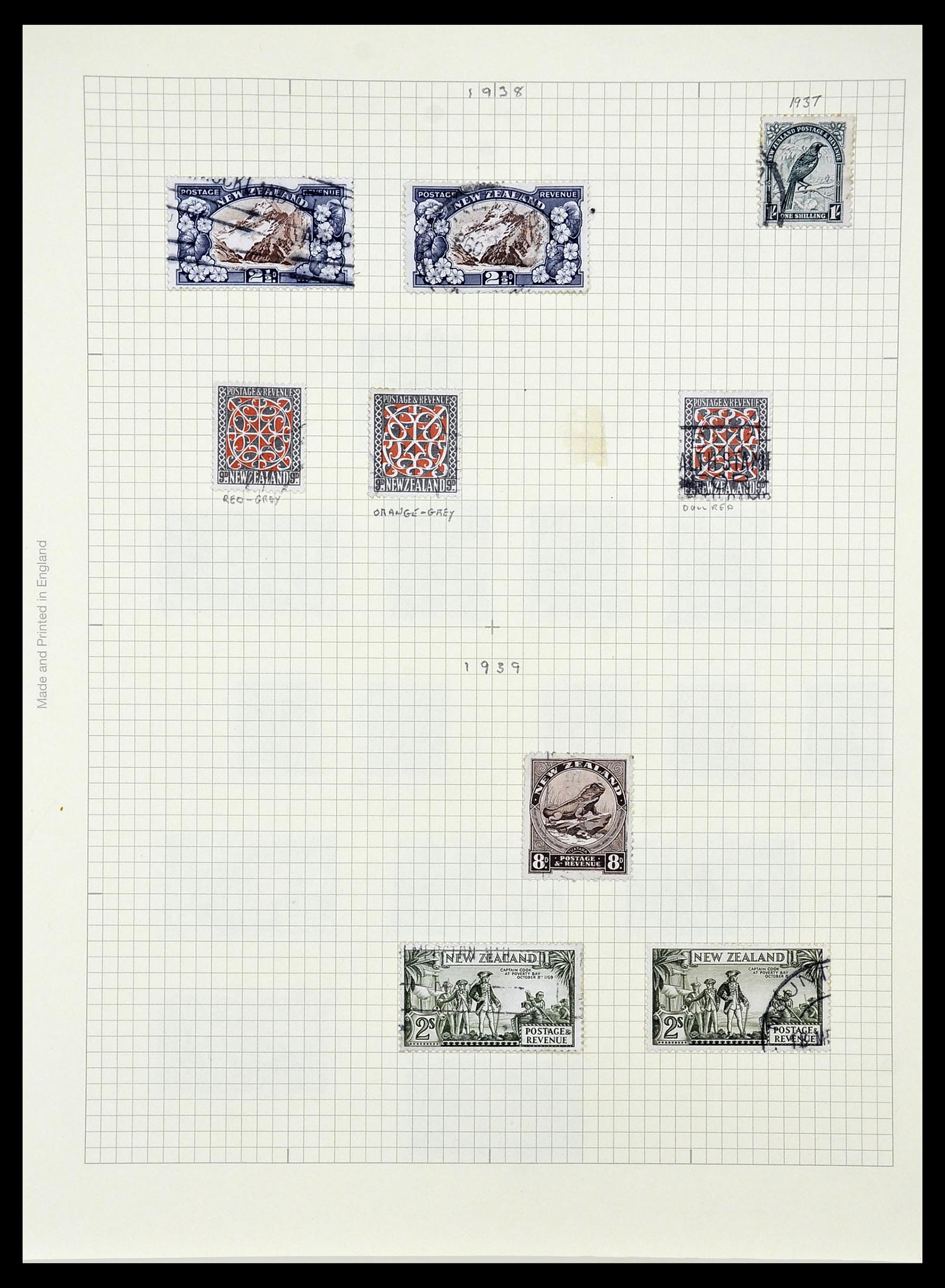 34209 055 - Postzegelverzameling 34209 Nieuw Zeeland 1864-2012.