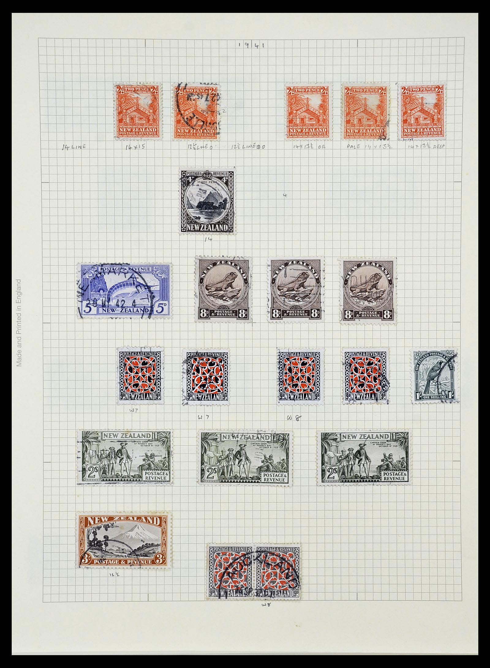 34209 056 - Postzegelverzameling 34209 Nieuw Zeeland 1864-2012.