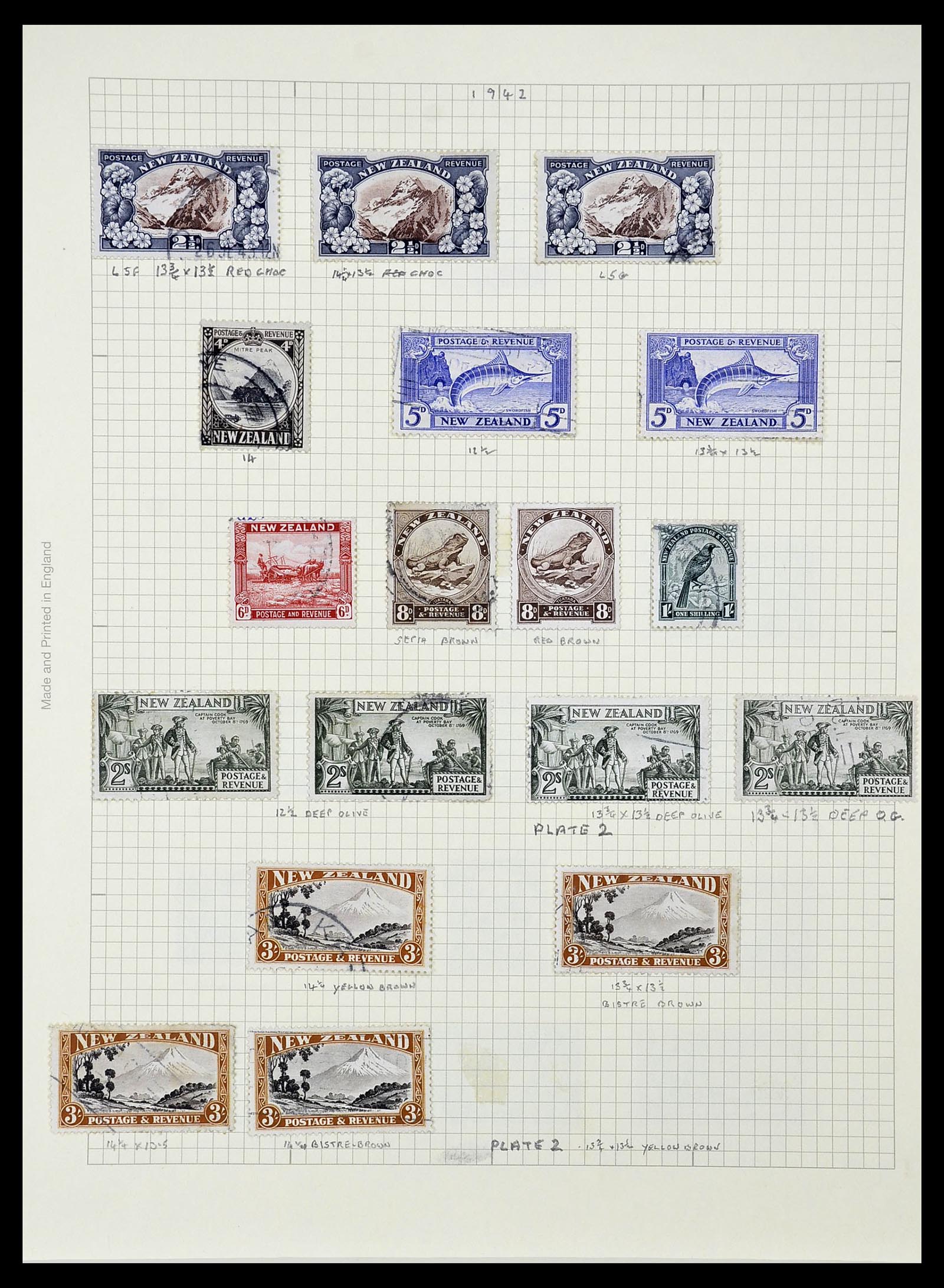 34209 057 - Postzegelverzameling 34209 Nieuw Zeeland 1864-2012.