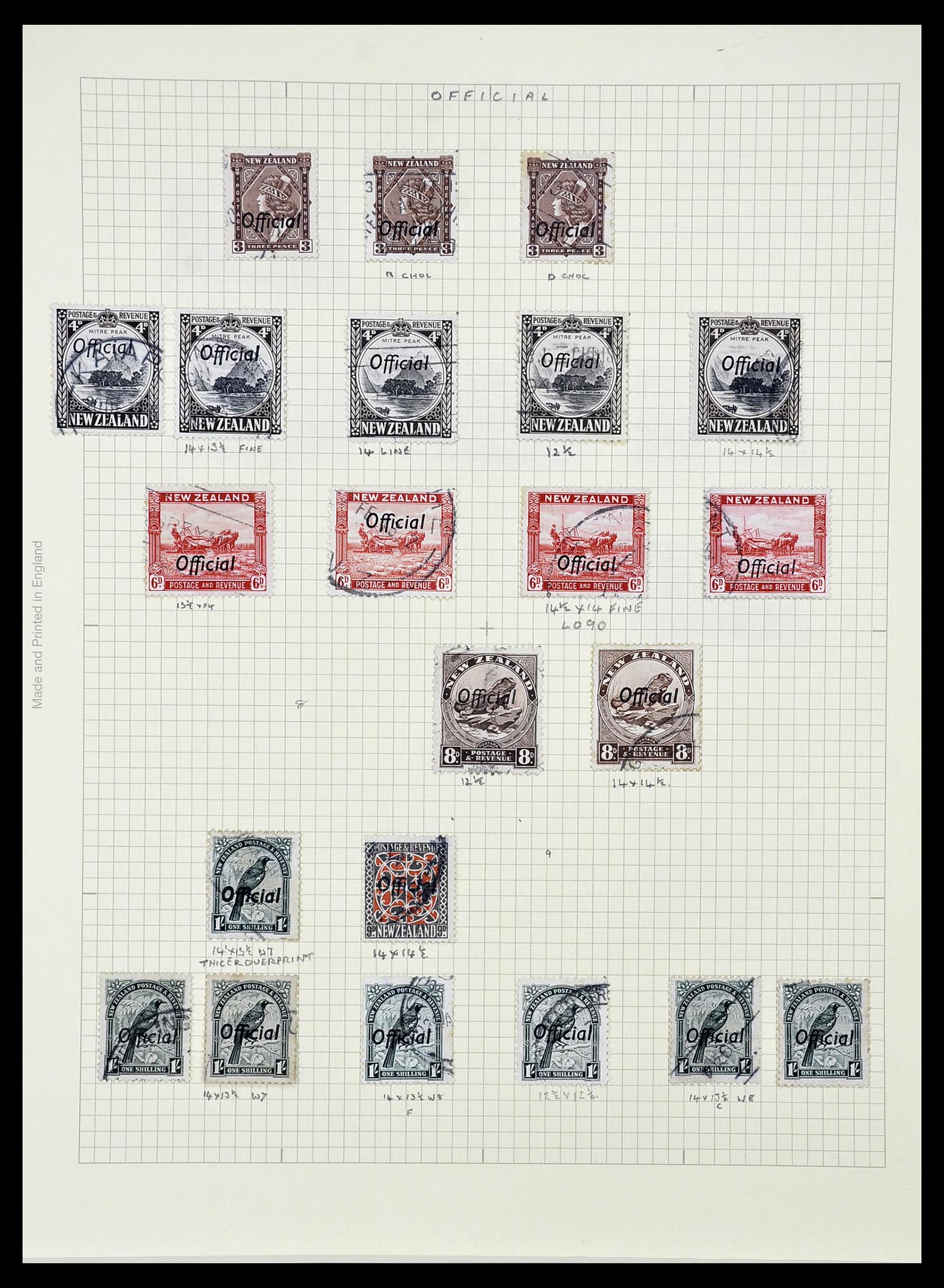 34209 060 - Postzegelverzameling 34209 Nieuw Zeeland 1864-2012.