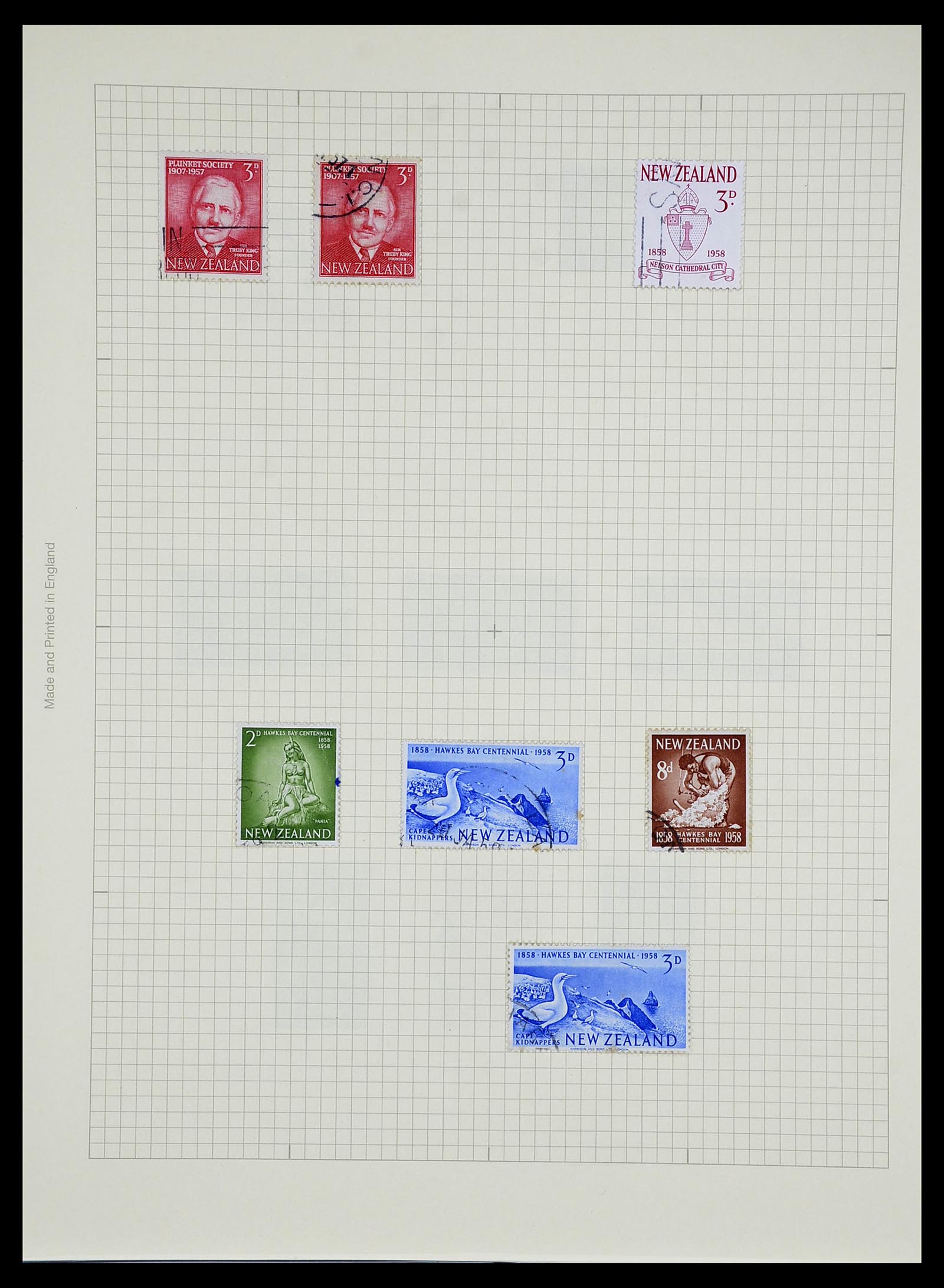 34209 093 - Postzegelverzameling 34209 Nieuw Zeeland 1864-2012.