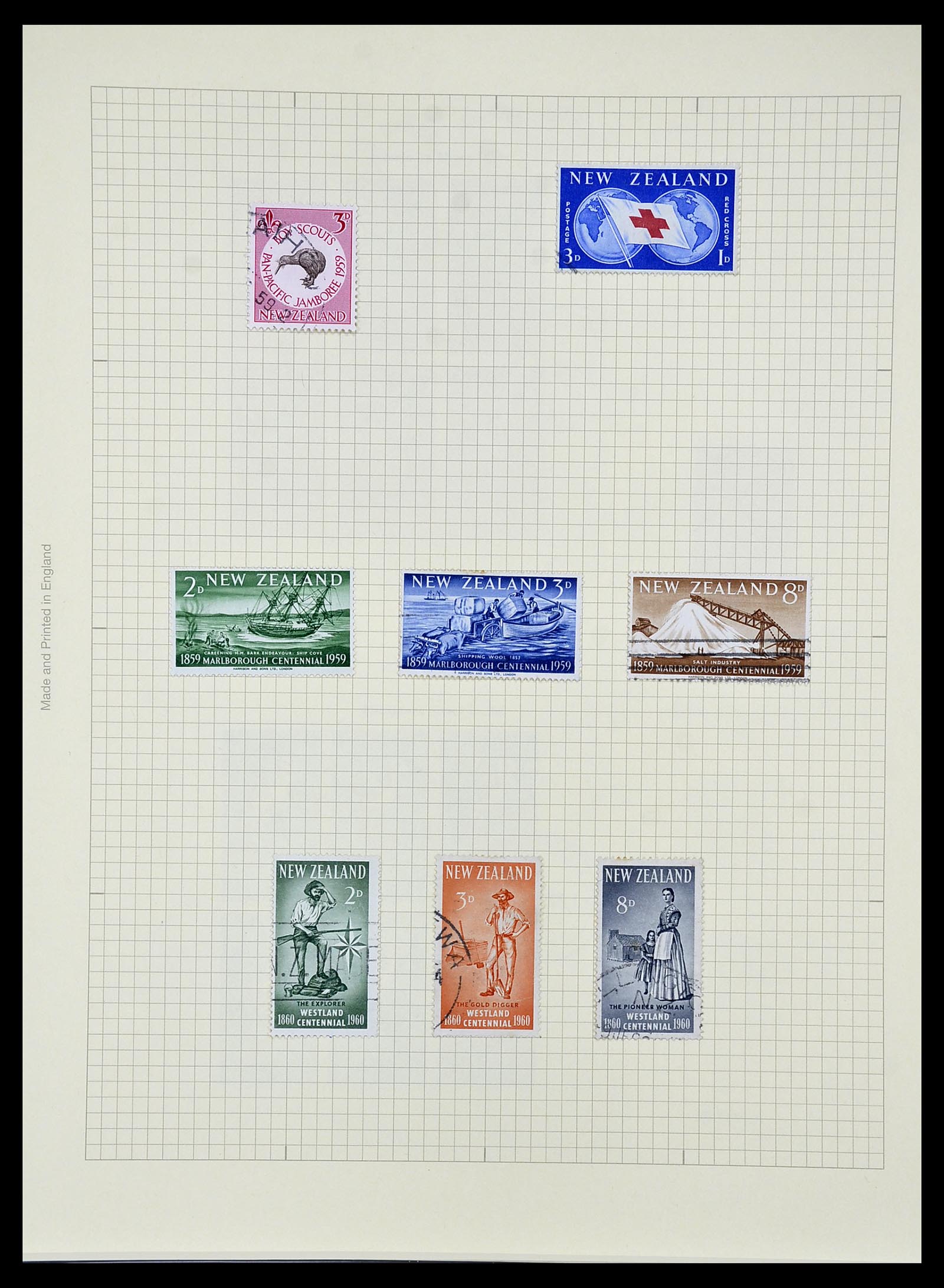 34209 094 - Postzegelverzameling 34209 Nieuw Zeeland 1864-2012.