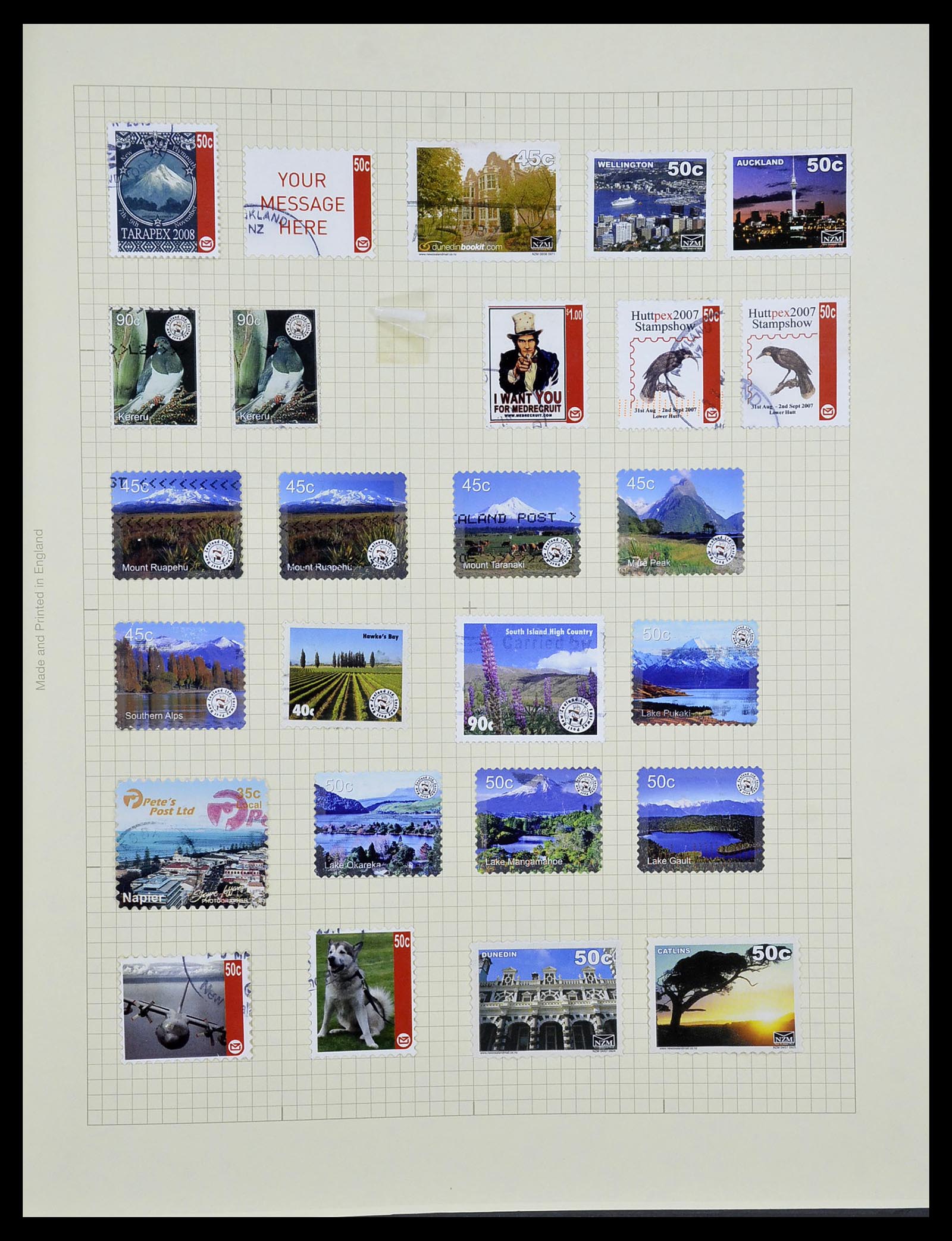 34209 495 - Stamp collection 34209 New Zealand 1864-2012.