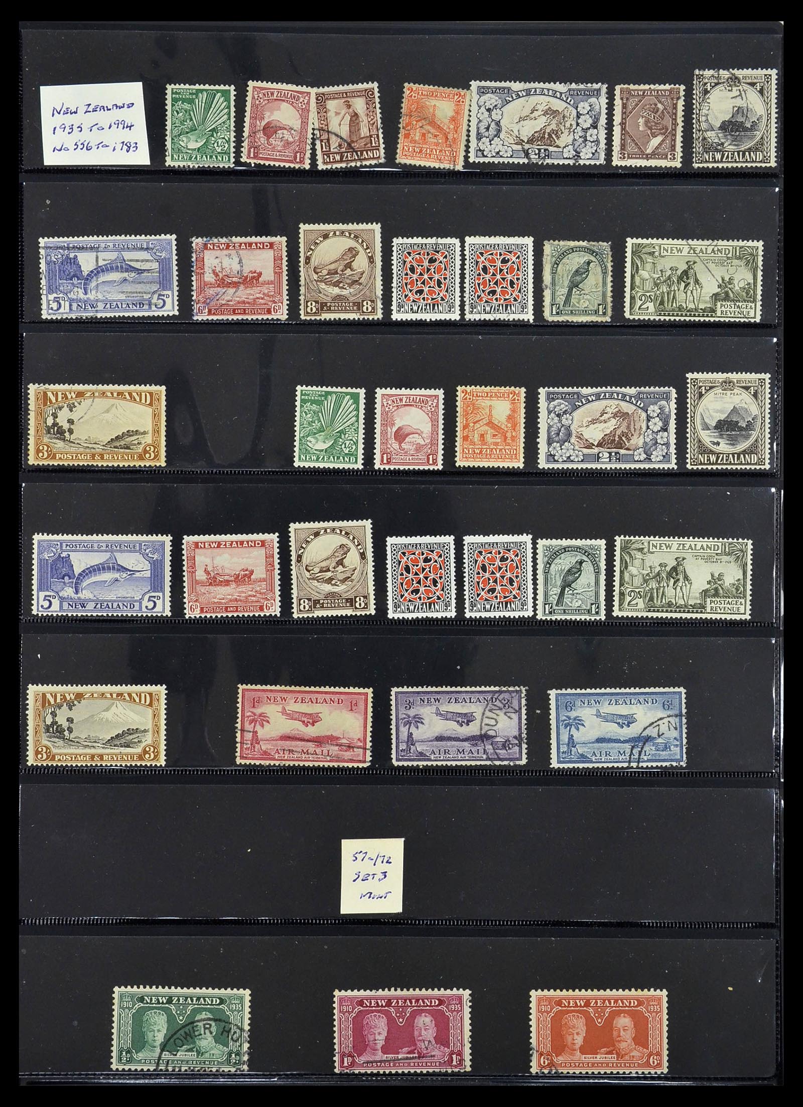 34210 003 - Postzegelverzameling 34210 Nieuw Zeeland 1870-2010.