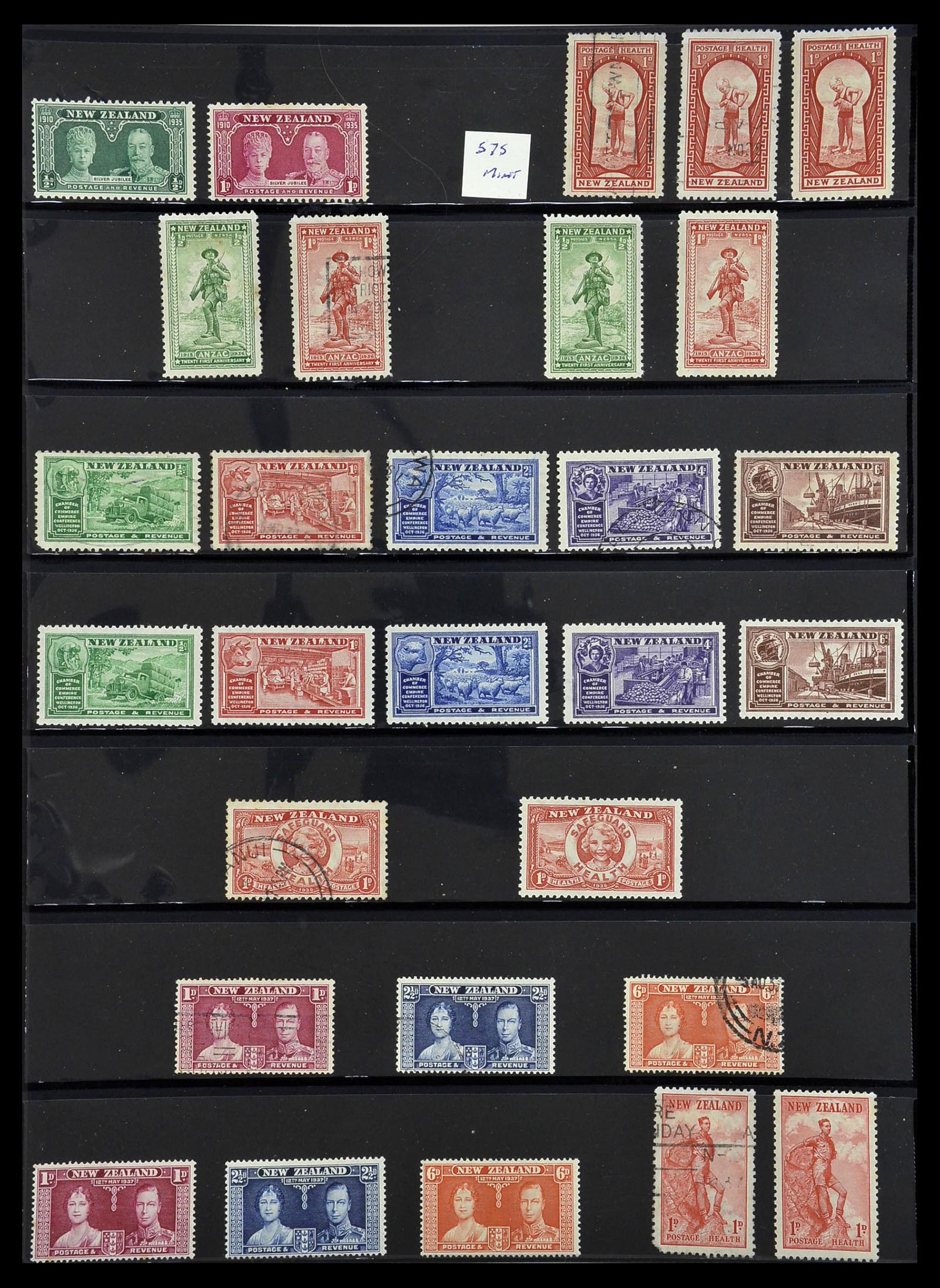 34210 004 - Postzegelverzameling 34210 Nieuw Zeeland 1870-2010.