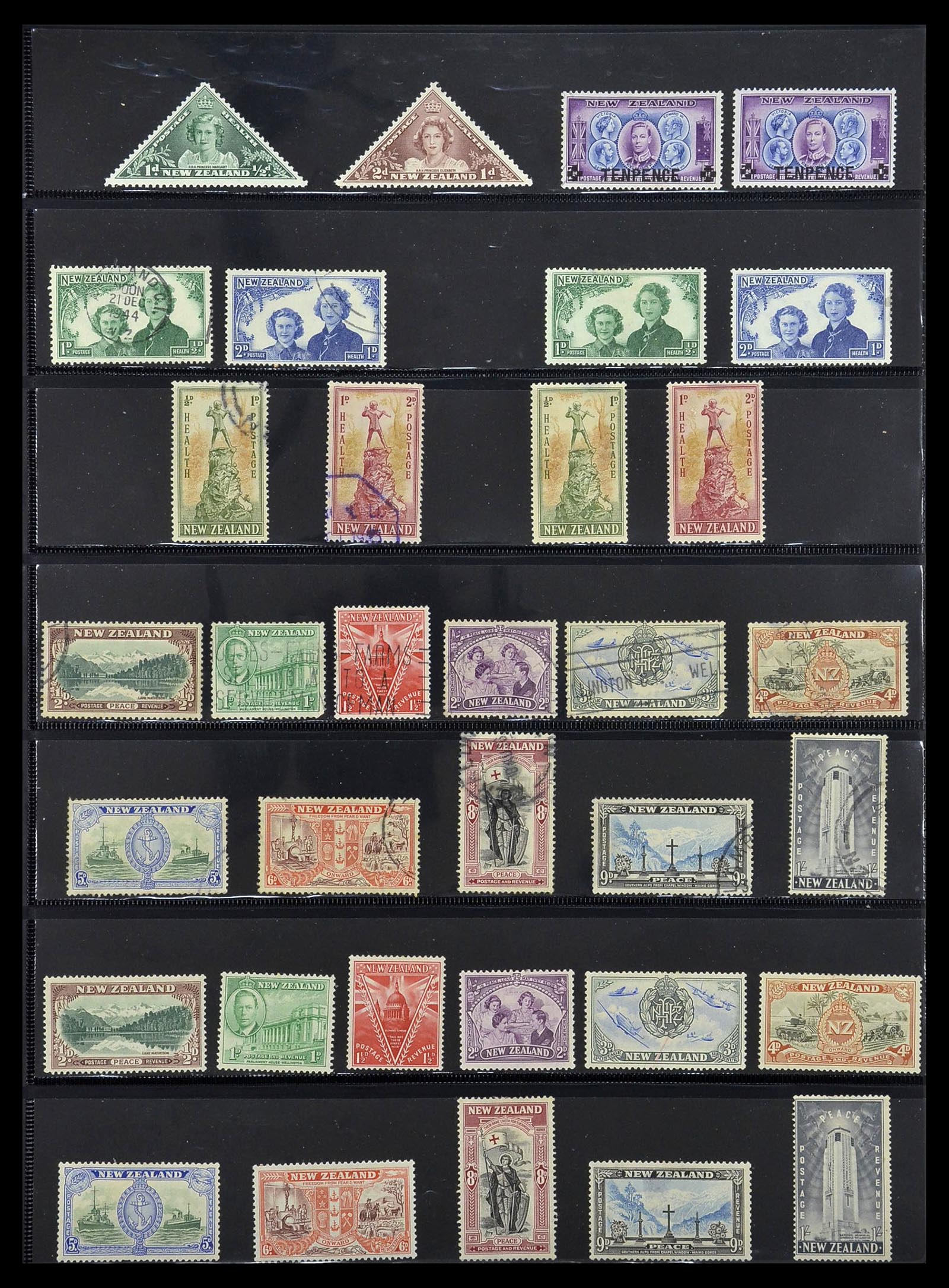 34210 007 - Postzegelverzameling 34210 Nieuw Zeeland 1870-2010.
