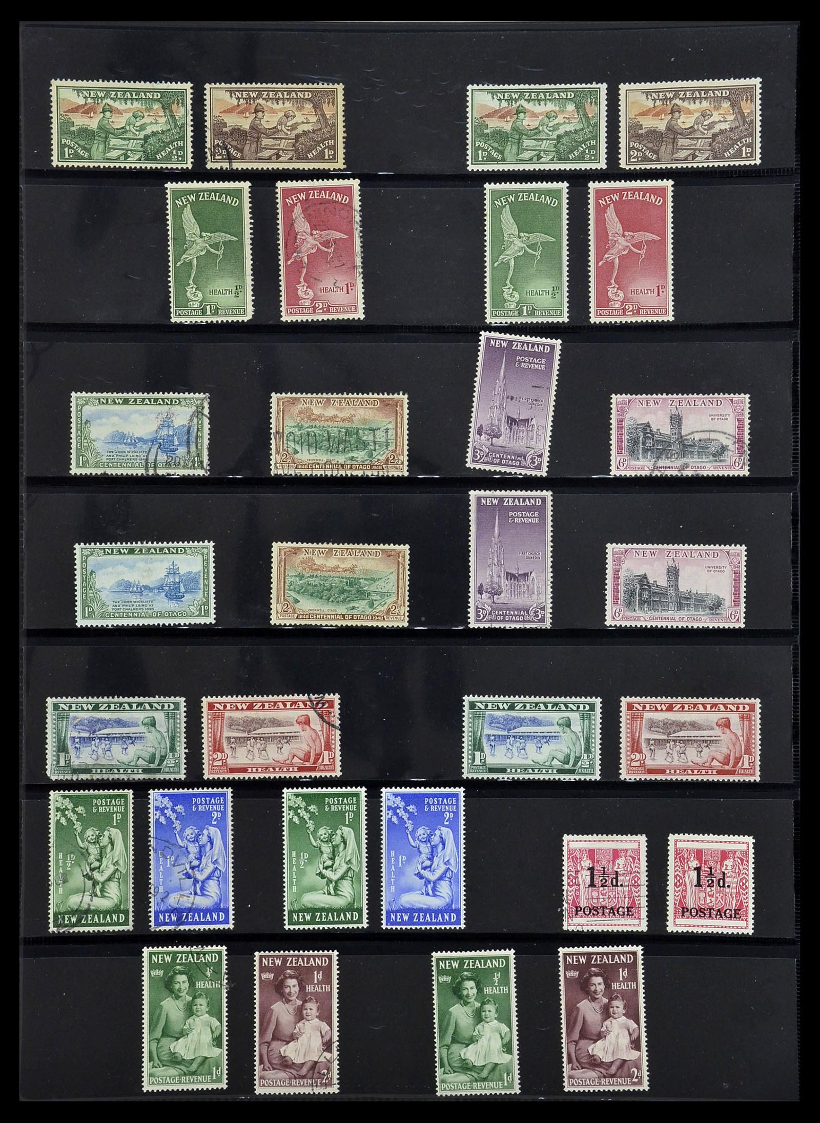 34210 008 - Postzegelverzameling 34210 Nieuw Zeeland 1870-2010.