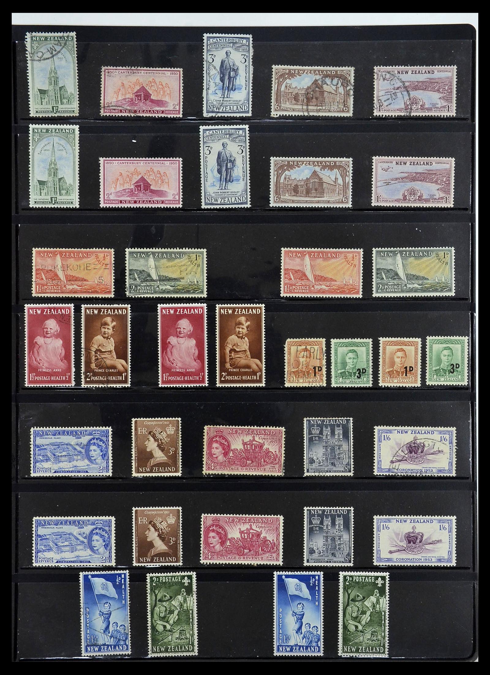 34210 009 - Postzegelverzameling 34210 Nieuw Zeeland 1870-2010.