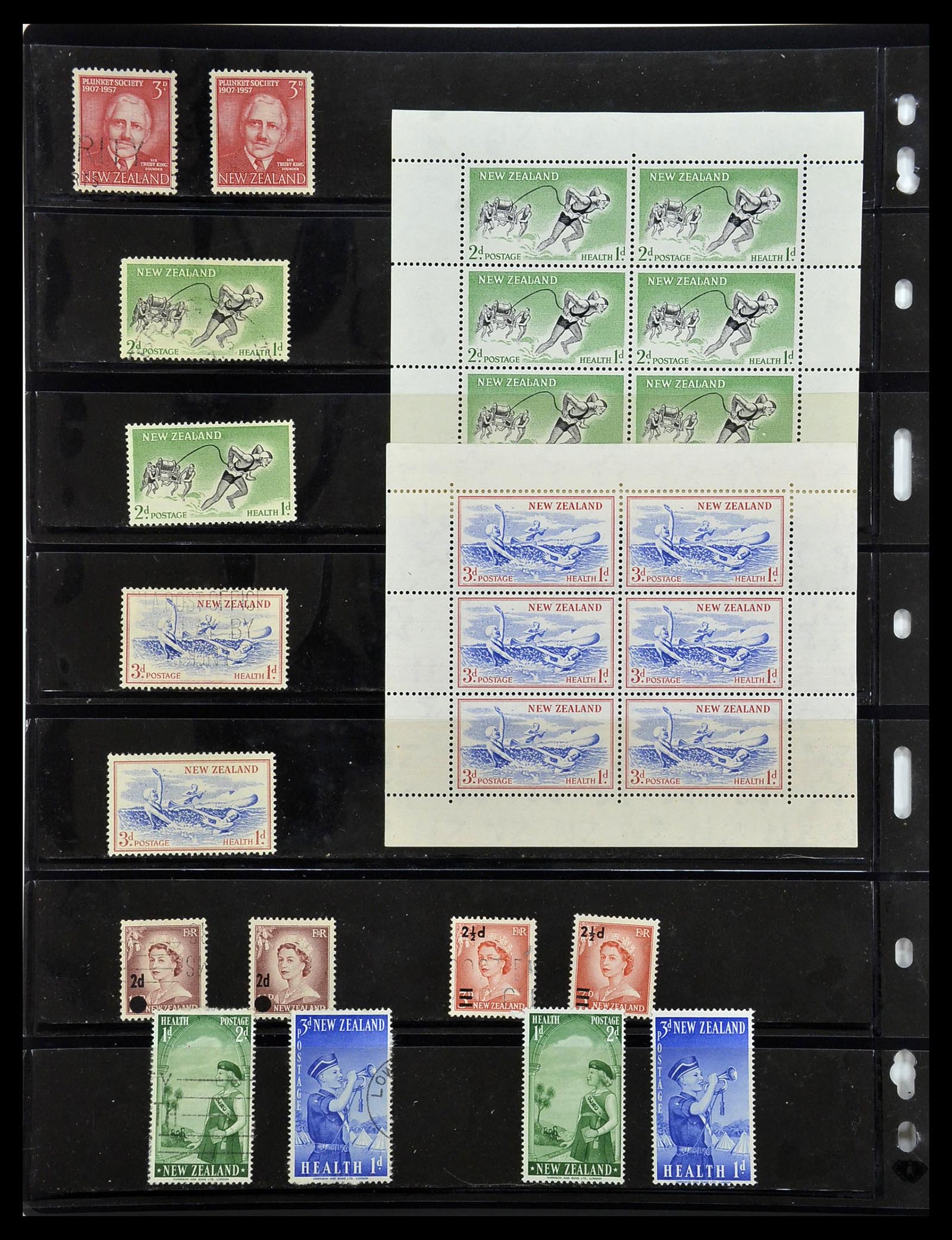 34210 012 - Postzegelverzameling 34210 Nieuw Zeeland 1870-2010.