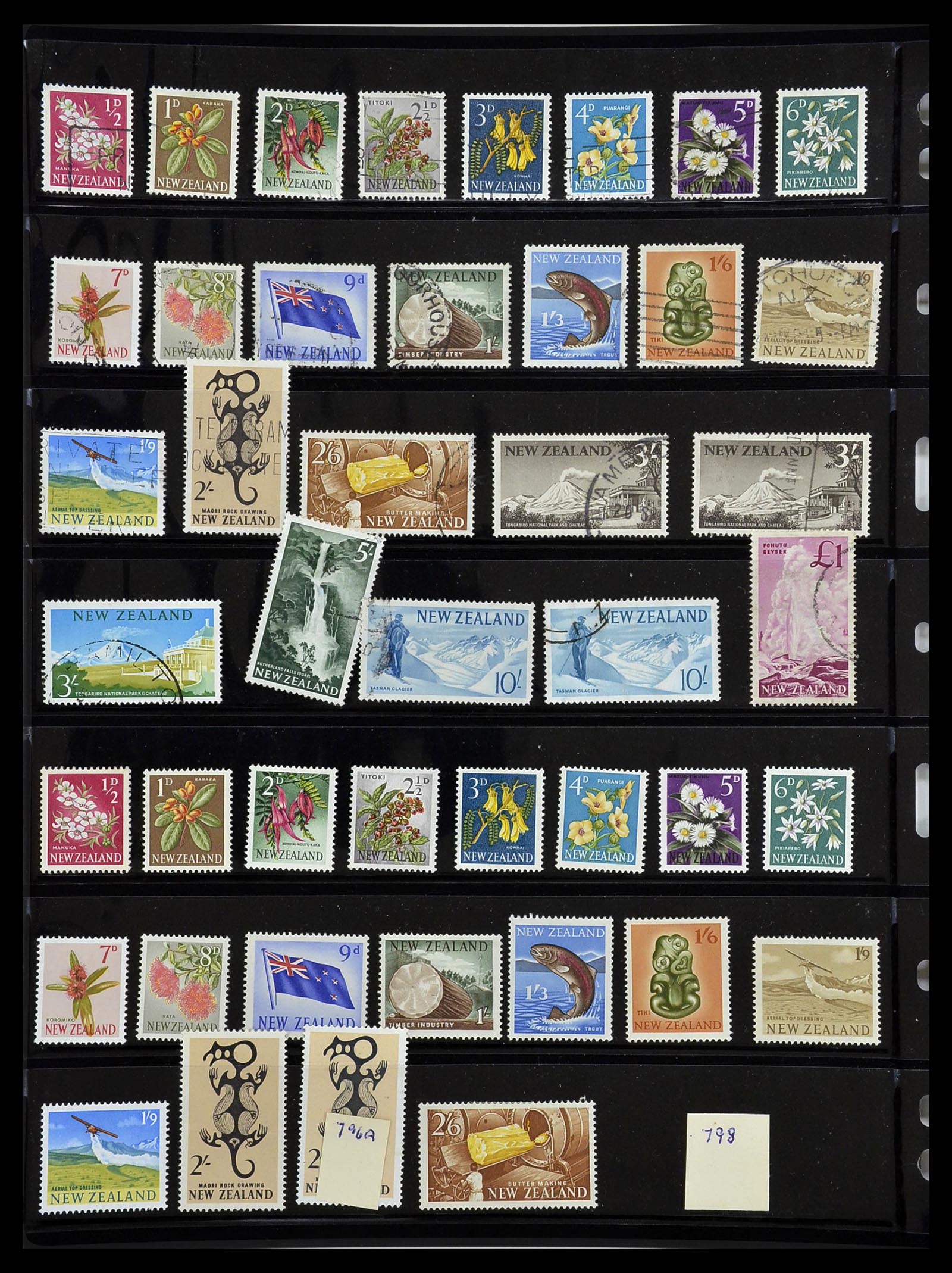 34210 016 - Postzegelverzameling 34210 Nieuw Zeeland 1870-2010.