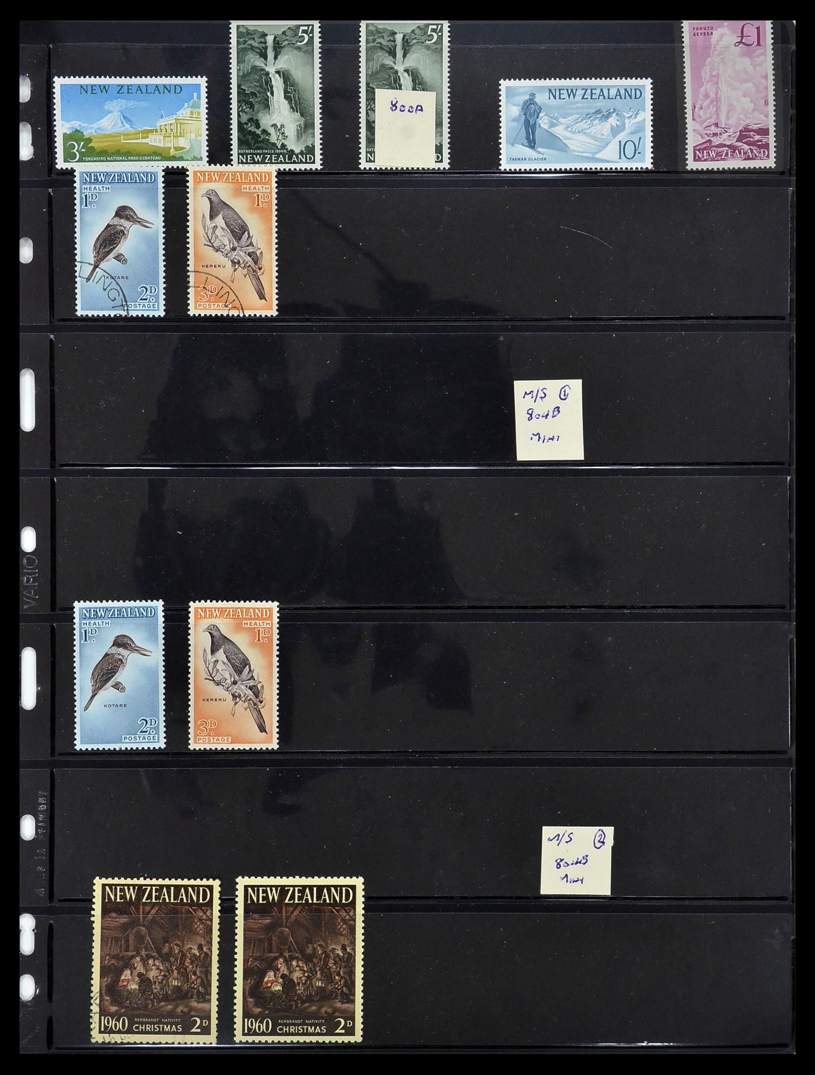 34210 017 - Postzegelverzameling 34210 Nieuw Zeeland 1870-2010.