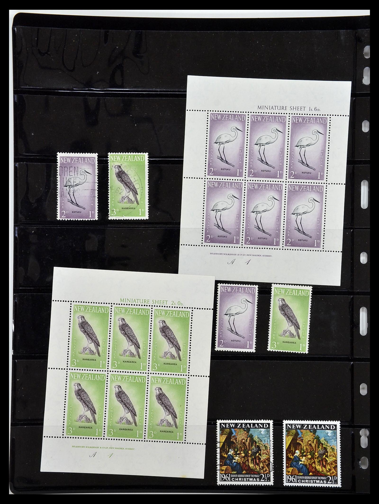 34210 018 - Postzegelverzameling 34210 Nieuw Zeeland 1870-2010.