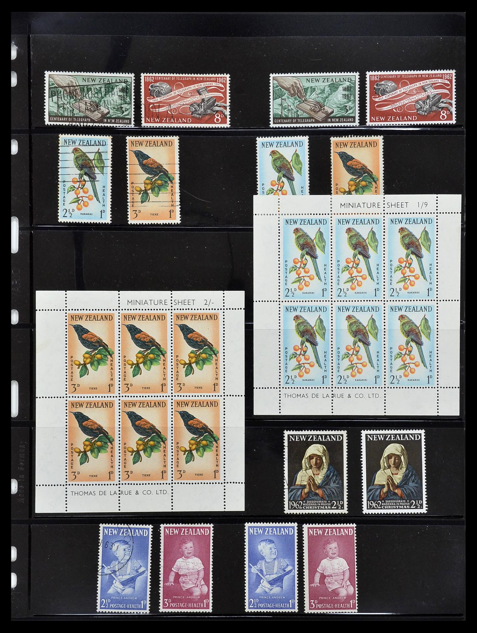 34210 019 - Postzegelverzameling 34210 Nieuw Zeeland 1870-2010.