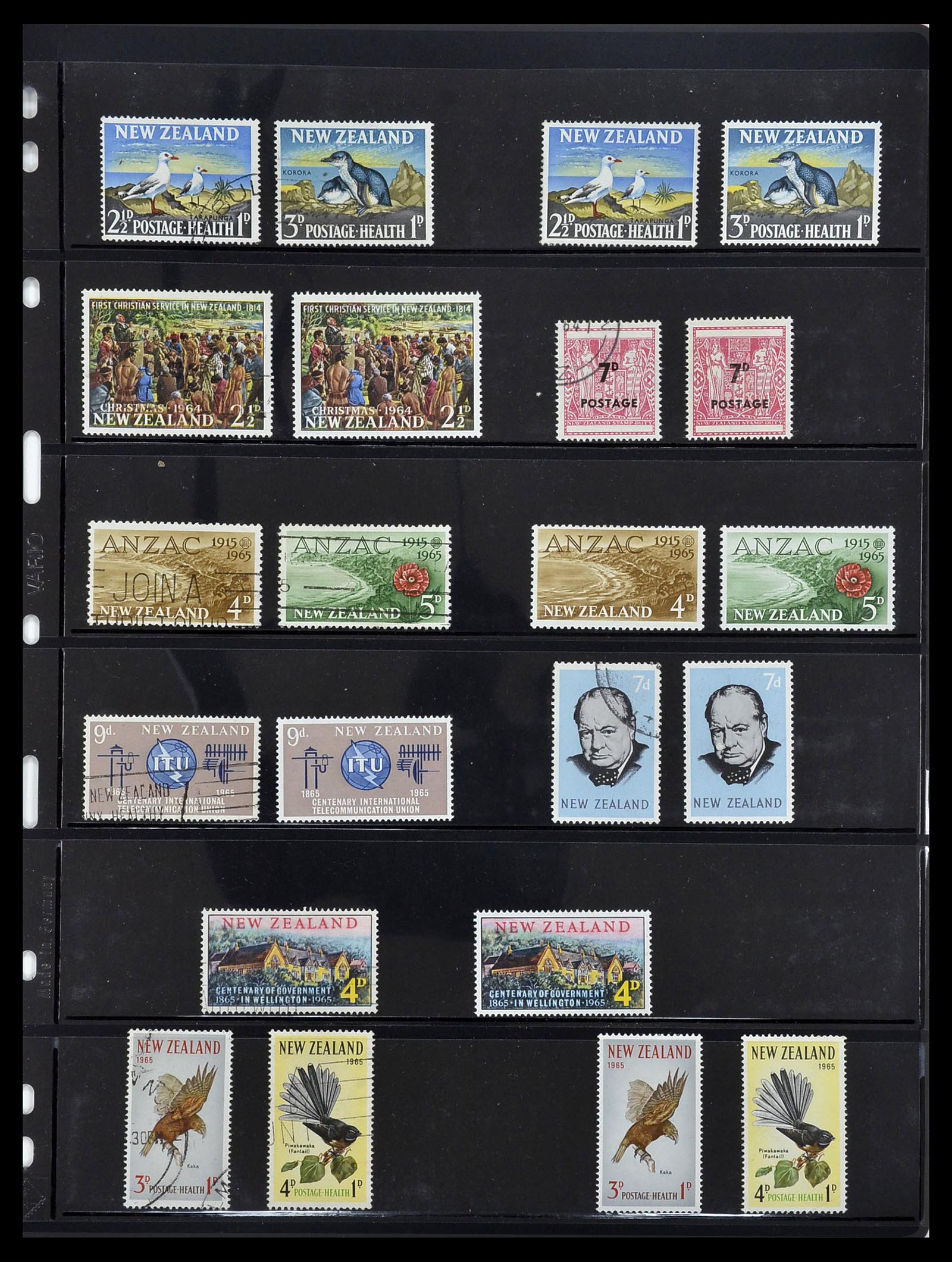 34210 021 - Postzegelverzameling 34210 Nieuw Zeeland 1870-2010.
