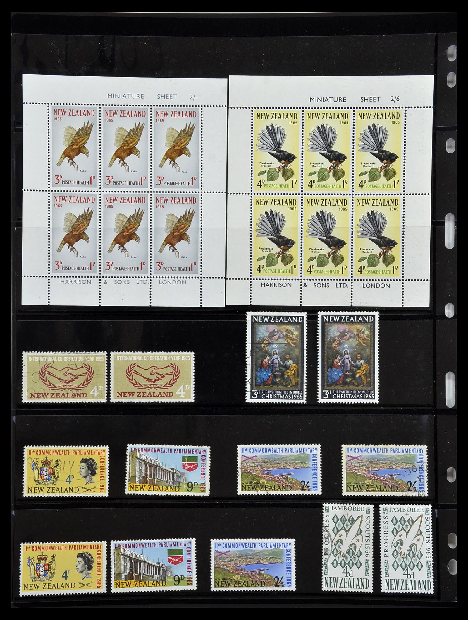 34210 022 - Postzegelverzameling 34210 Nieuw Zeeland 1870-2010.