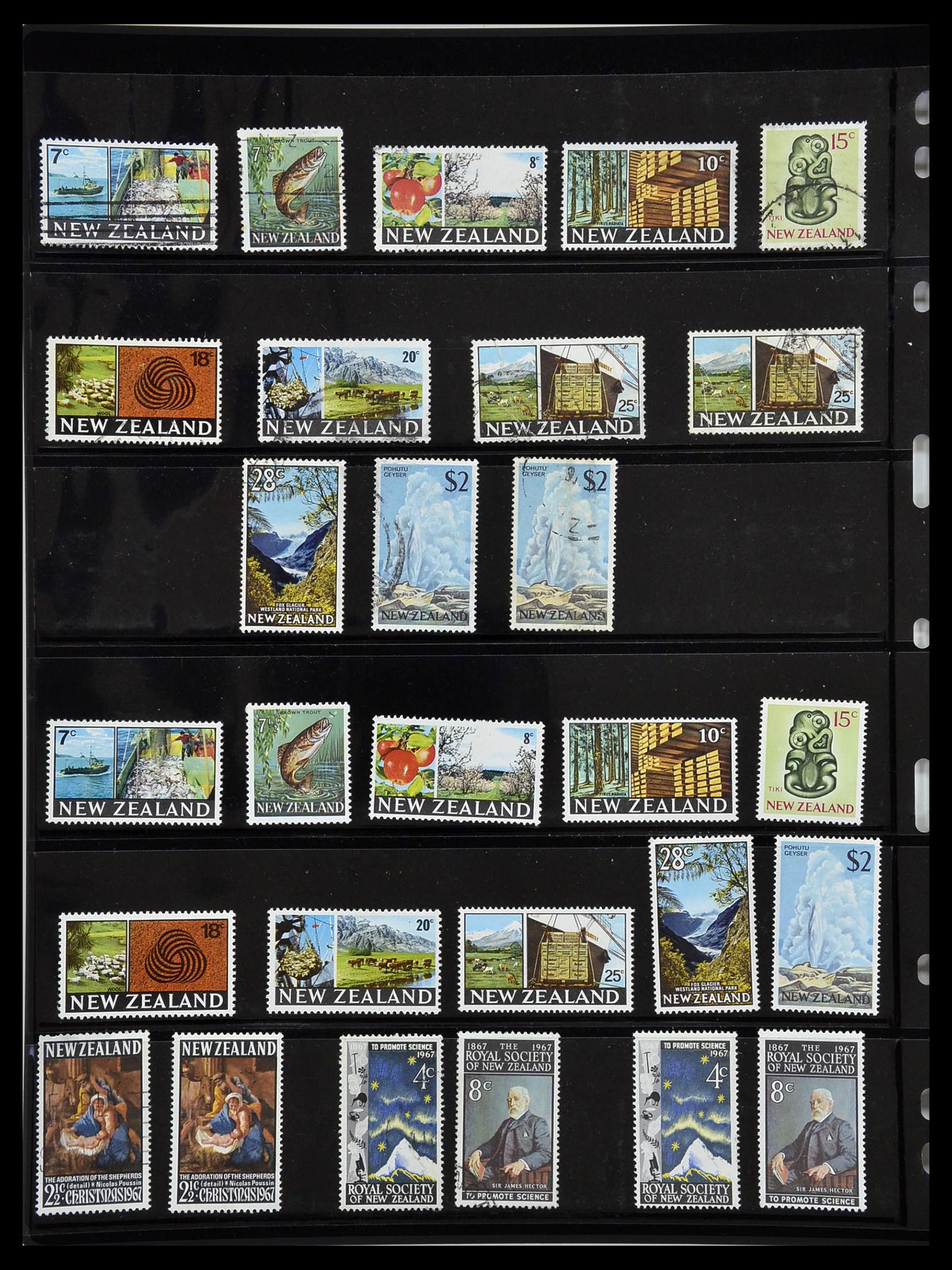 34210 026 - Postzegelverzameling 34210 Nieuw Zeeland 1870-2010.