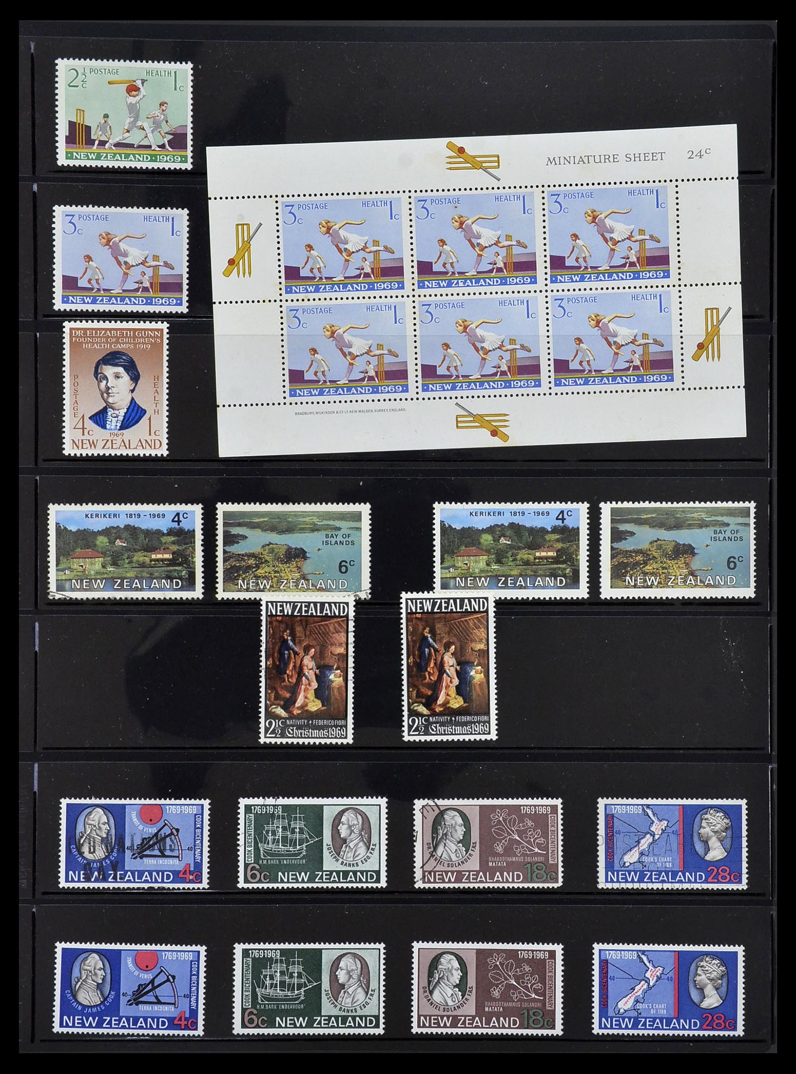 34210 029 - Postzegelverzameling 34210 Nieuw Zeeland 1870-2010.