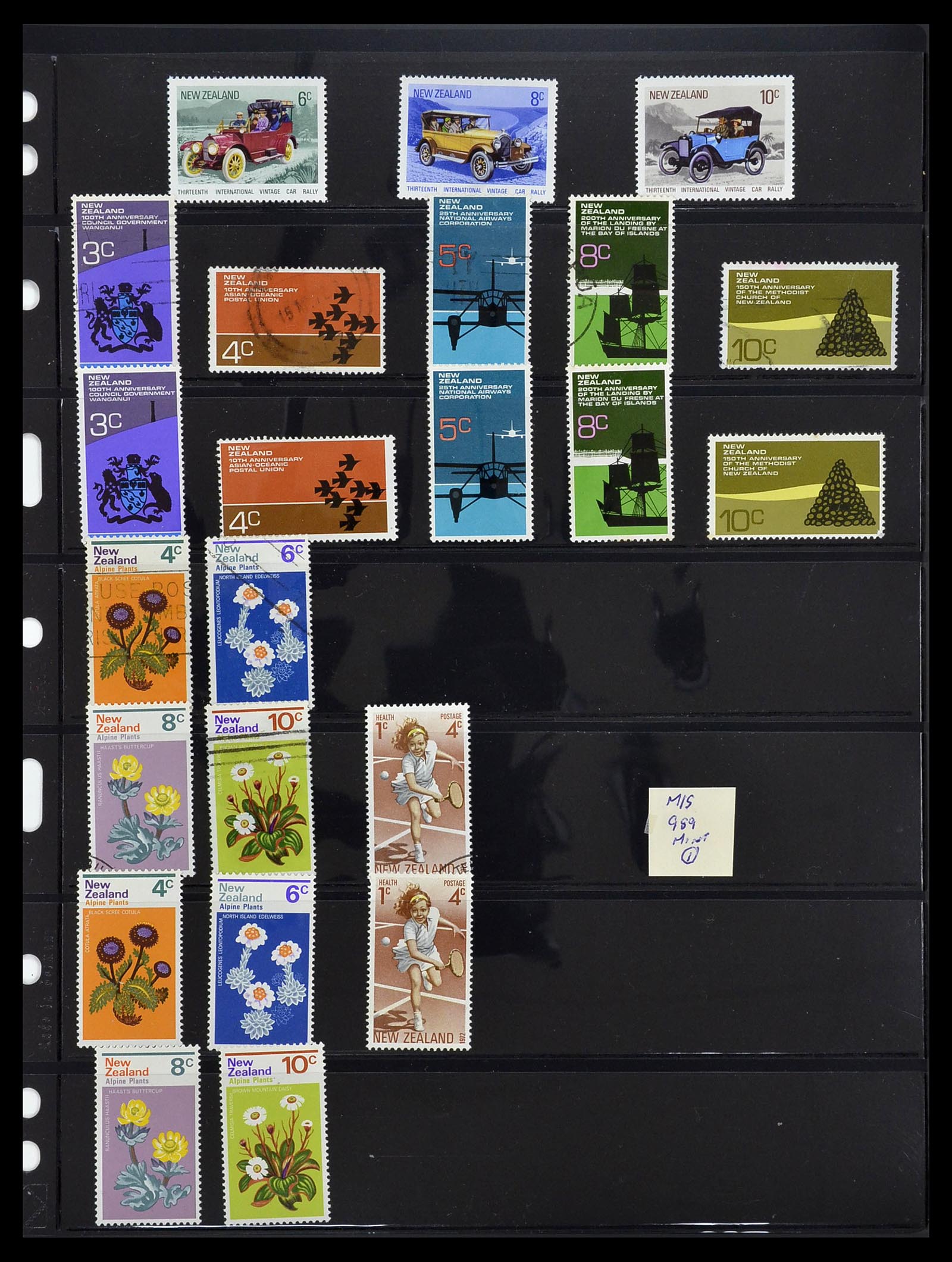 34210 038 - Postzegelverzameling 34210 Nieuw Zeeland 1870-2010.