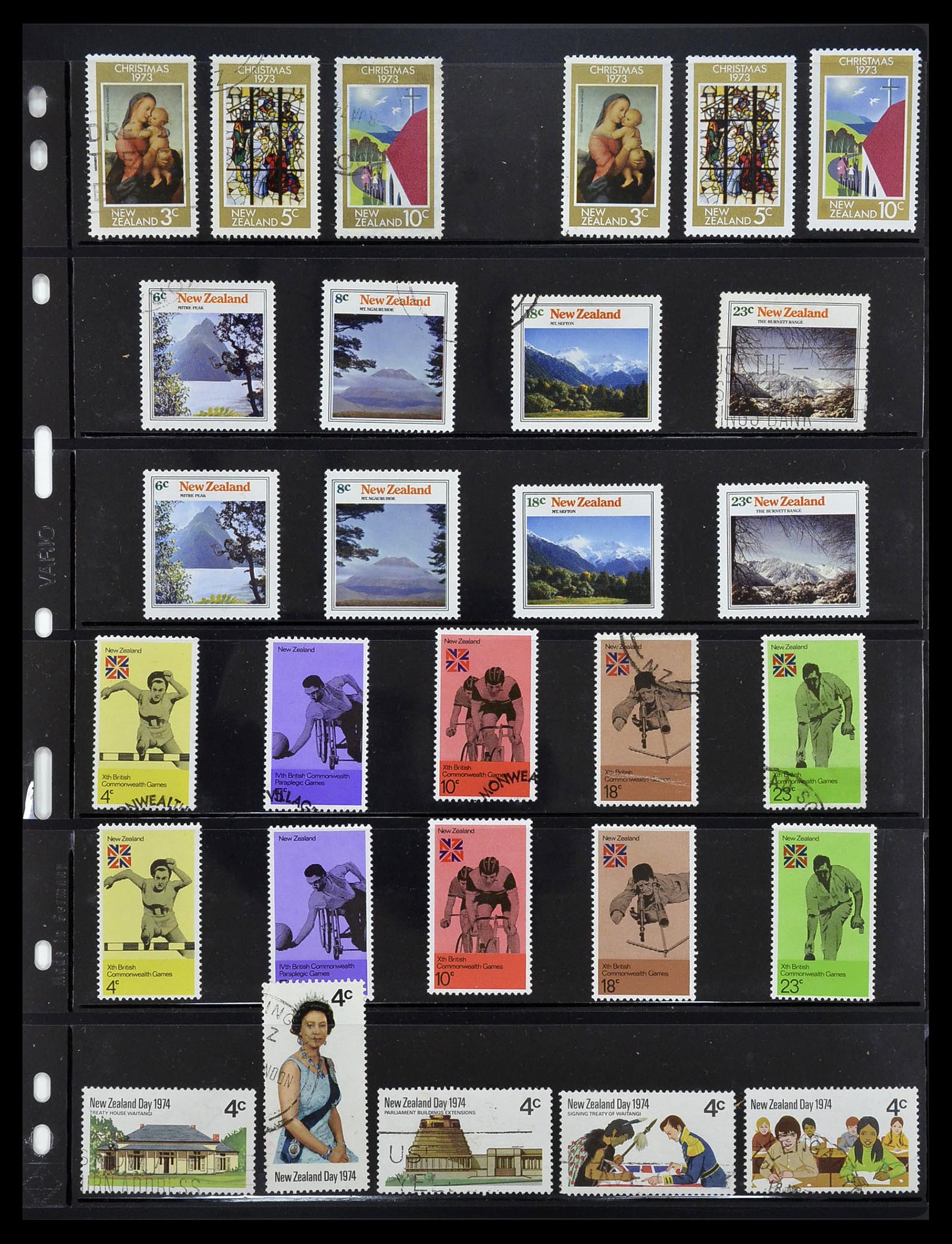 34210 042 - Postzegelverzameling 34210 Nieuw Zeeland 1870-2010.