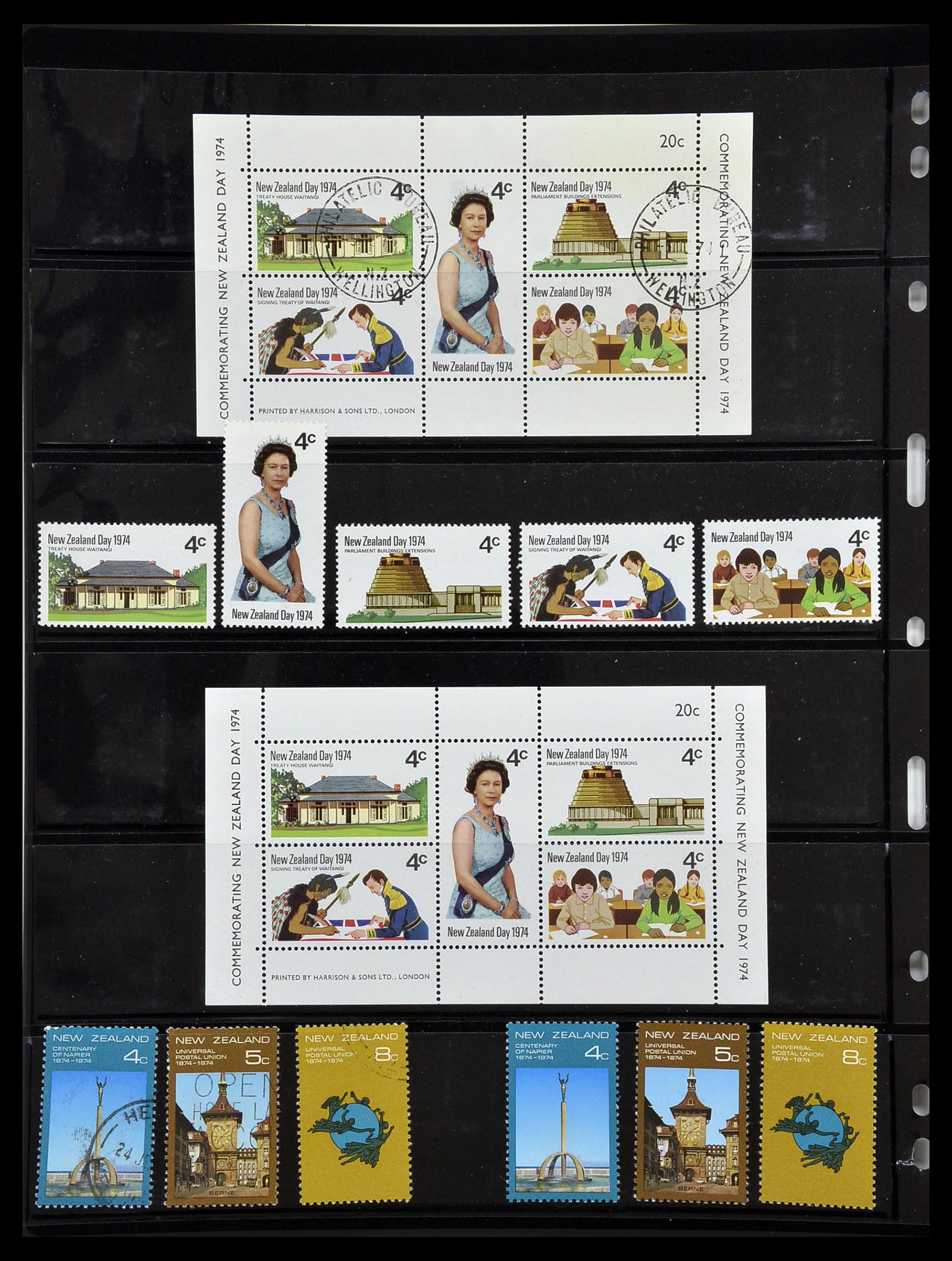 34210 043 - Postzegelverzameling 34210 Nieuw Zeeland 1870-2010.