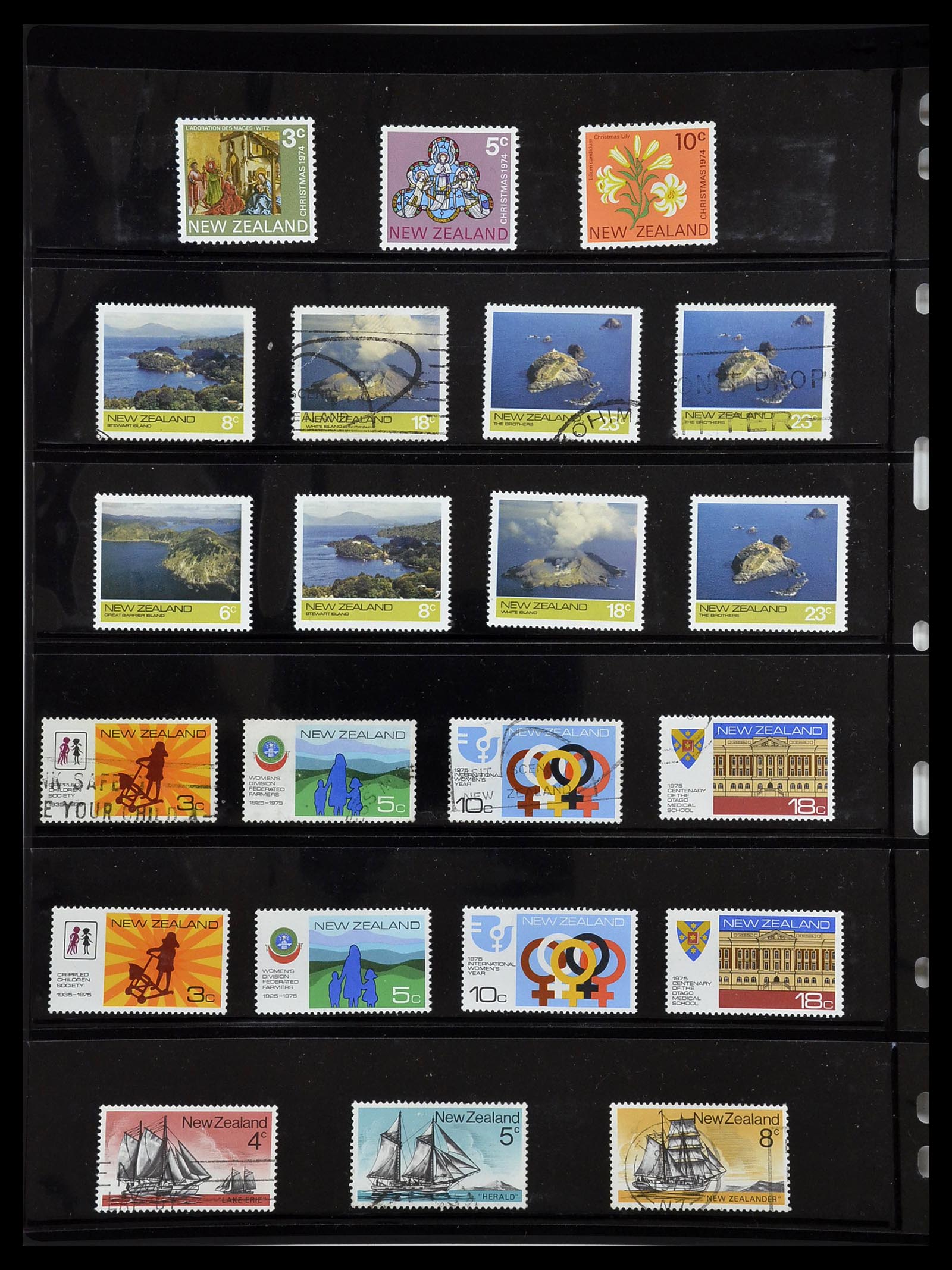 34210 045 - Stamp collection 34210 New Zealand 1870-2010.