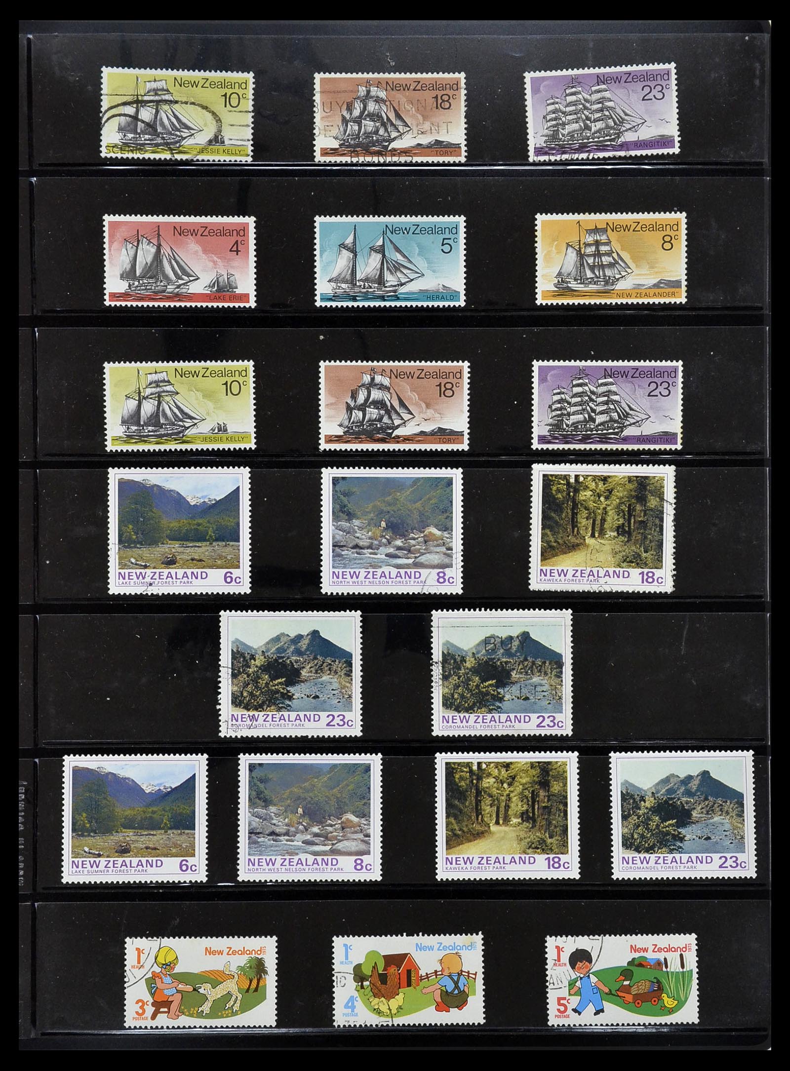 34210 046 - Postzegelverzameling 34210 Nieuw Zeeland 1870-2010.