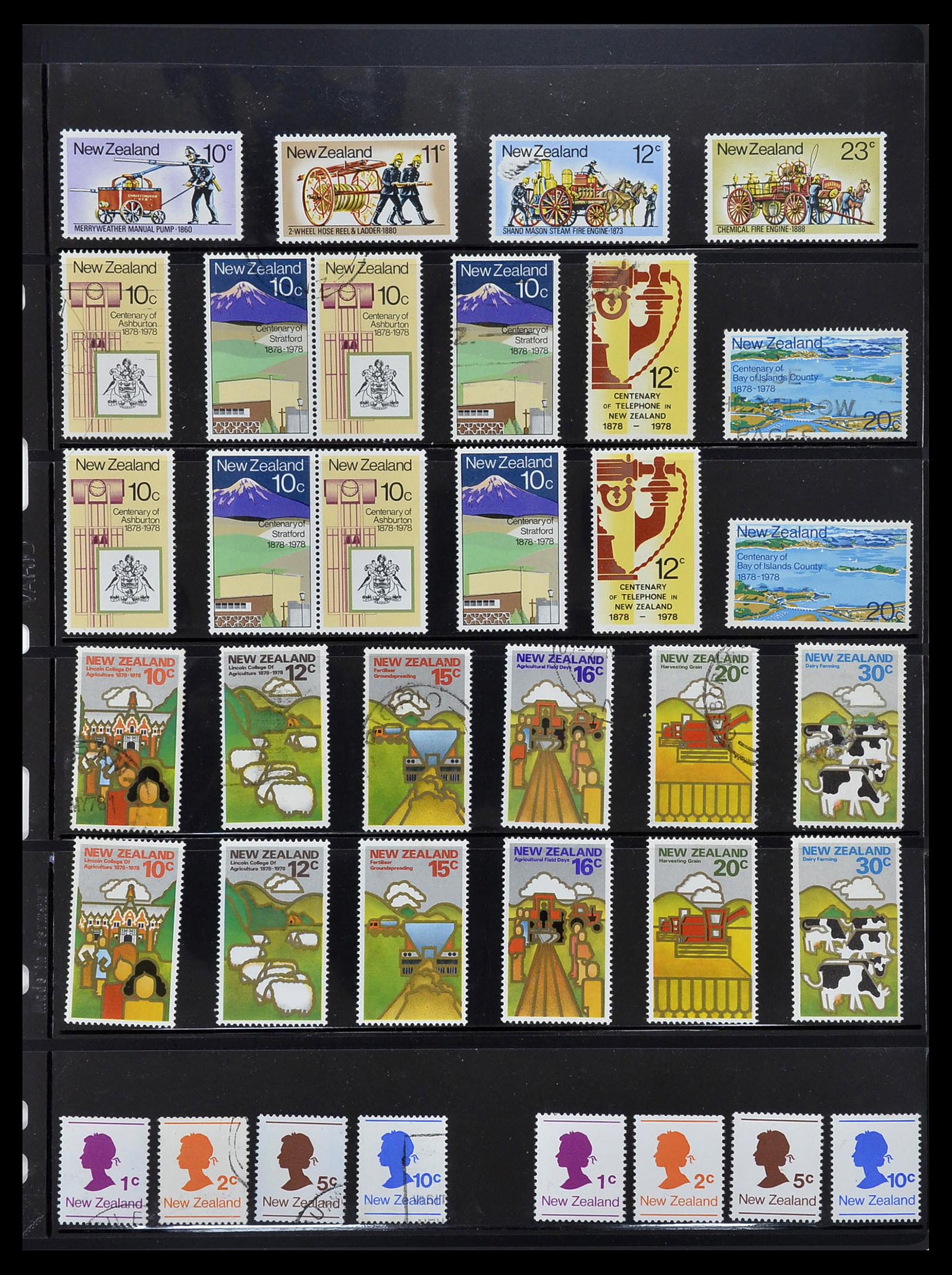 34210 056 - Postzegelverzameling 34210 Nieuw Zeeland 1870-2010.