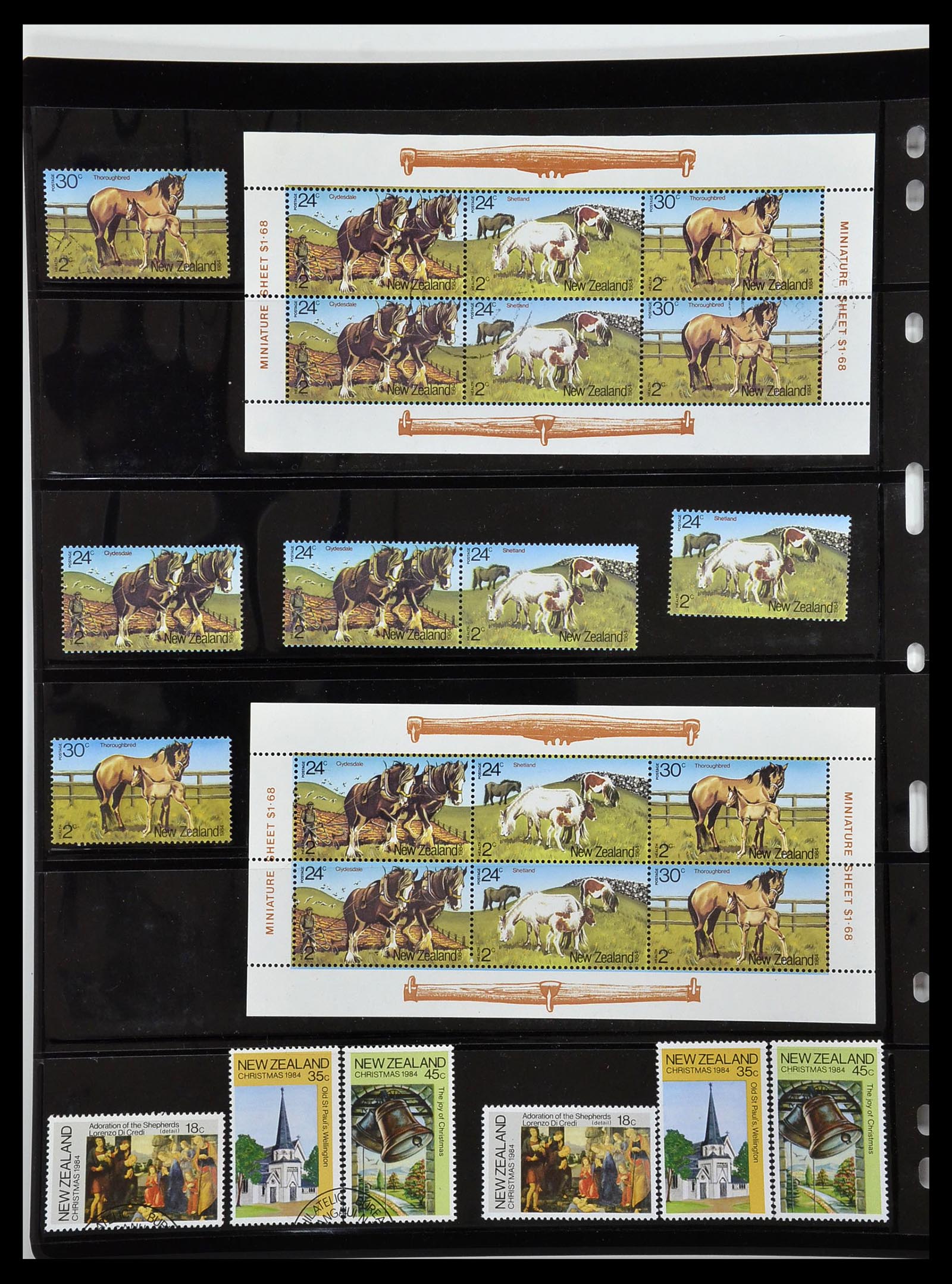 34210 077 - Stamp collection 34210 New Zealand 1870-2010.
