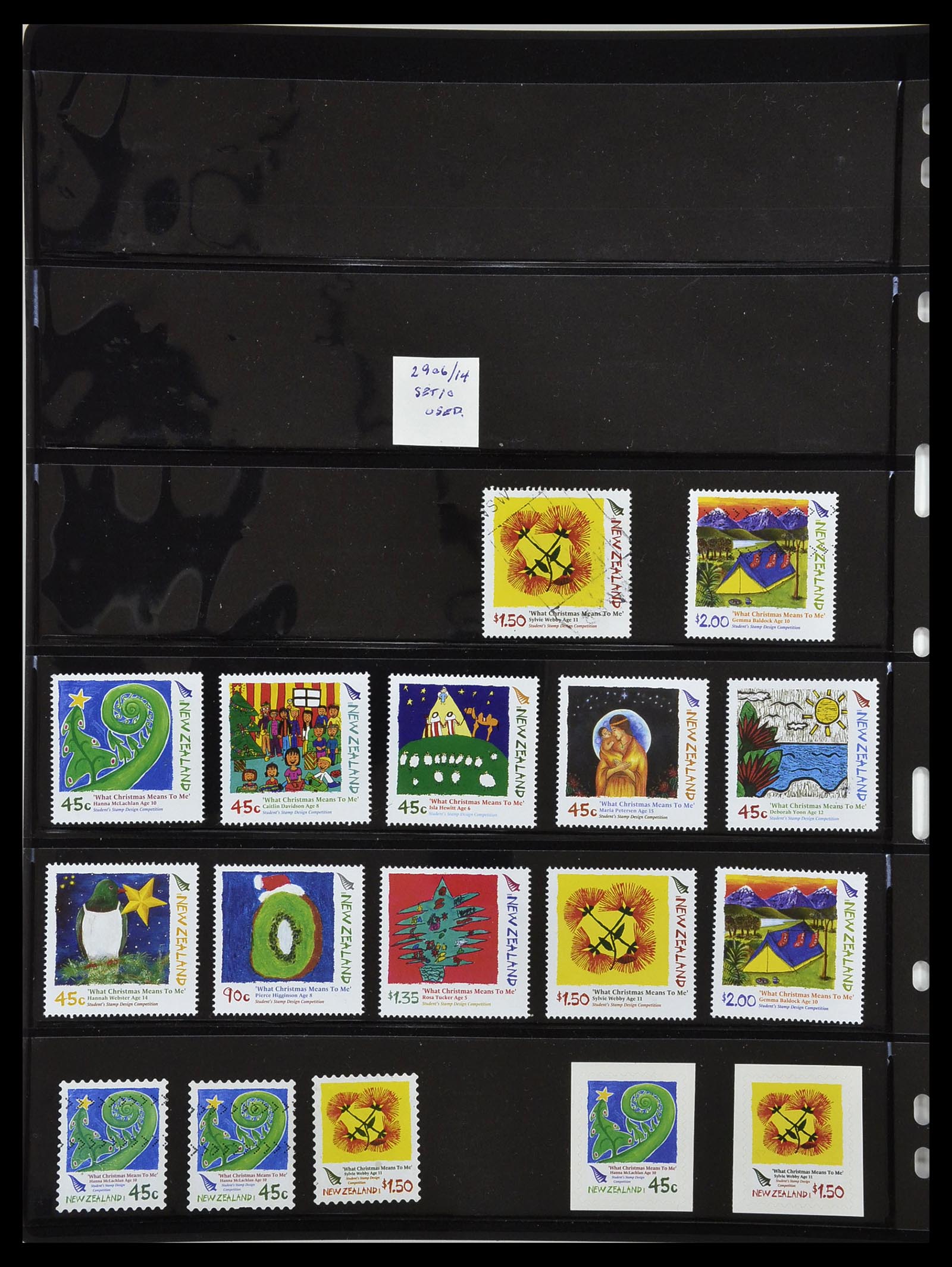 34210 289 - Postzegelverzameling 34210 Nieuw Zeeland 1870-2010.
