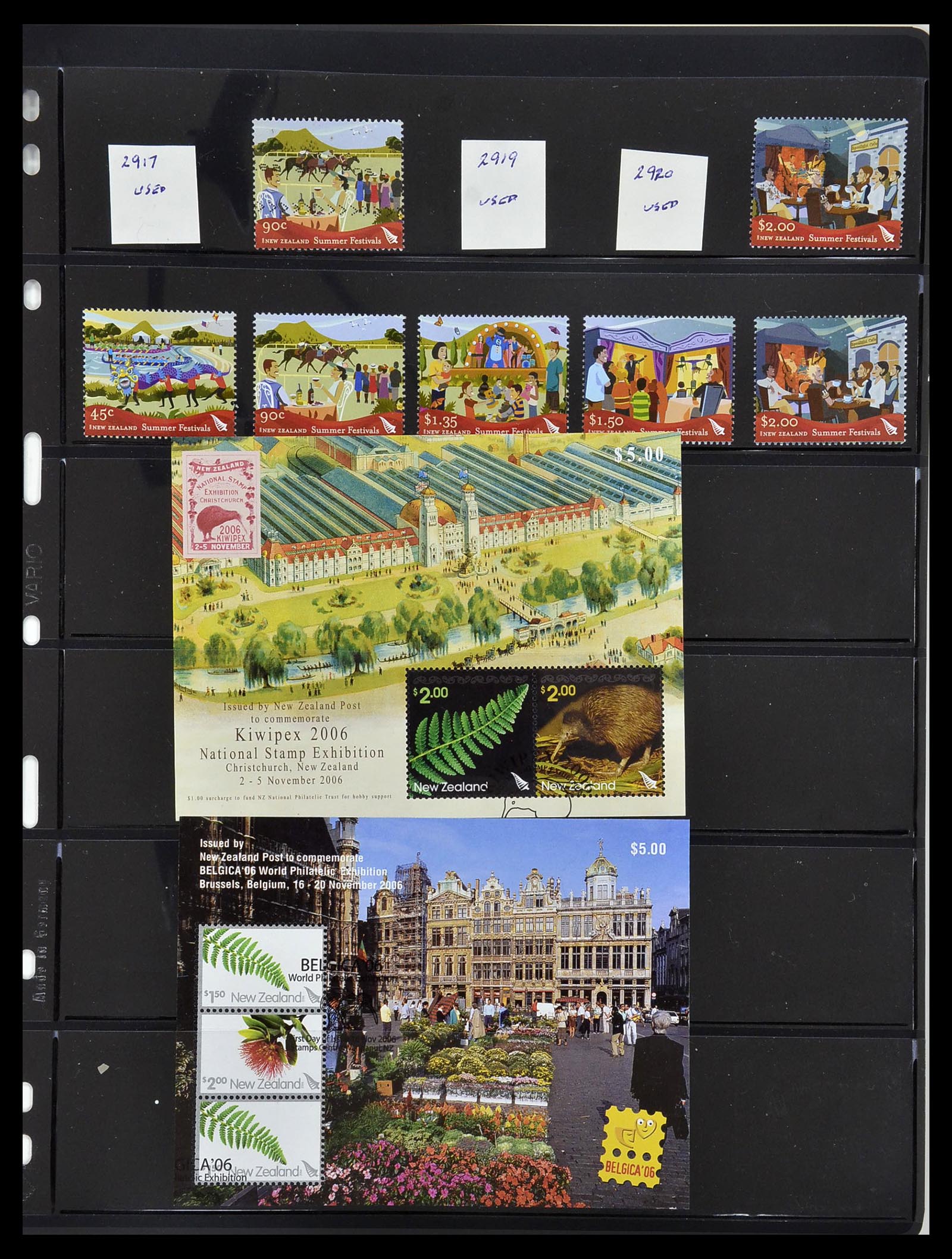 34210 290 - Postzegelverzameling 34210 Nieuw Zeeland 1870-2010.