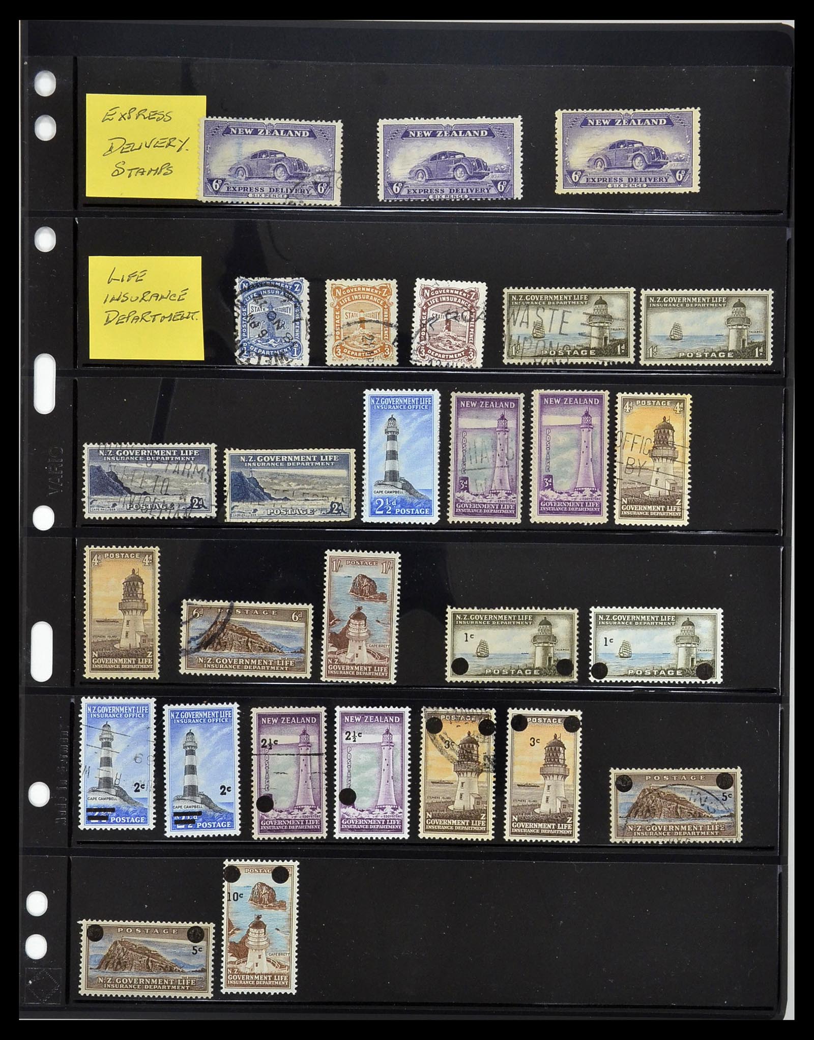 34210 323 - Postzegelverzameling 34210 Nieuw Zeeland 1870-2010.