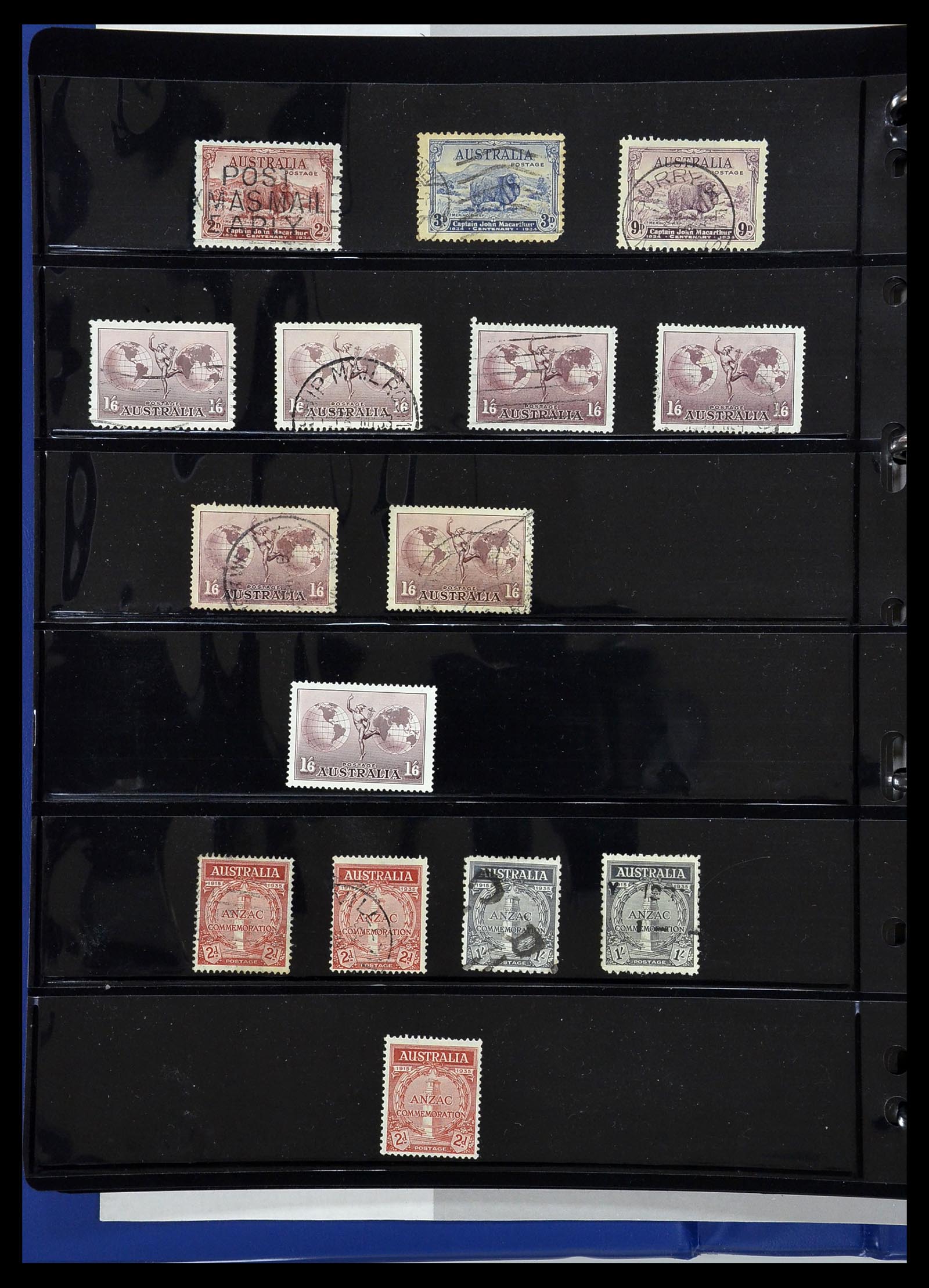 34211 008 - Postzegelverzameling 34211 Australië 1913-2010.