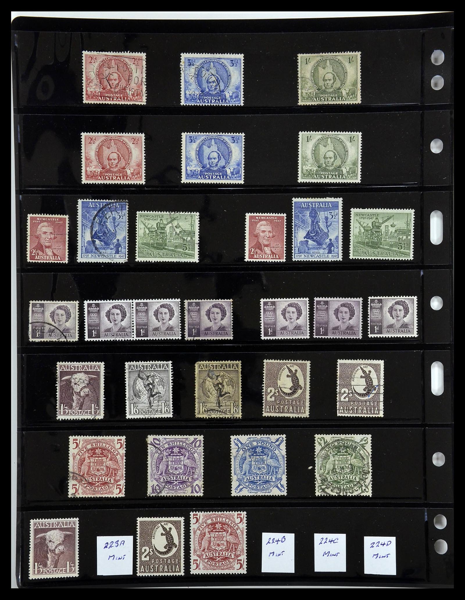34211 012 - Postzegelverzameling 34211 Australië 1913-2010.