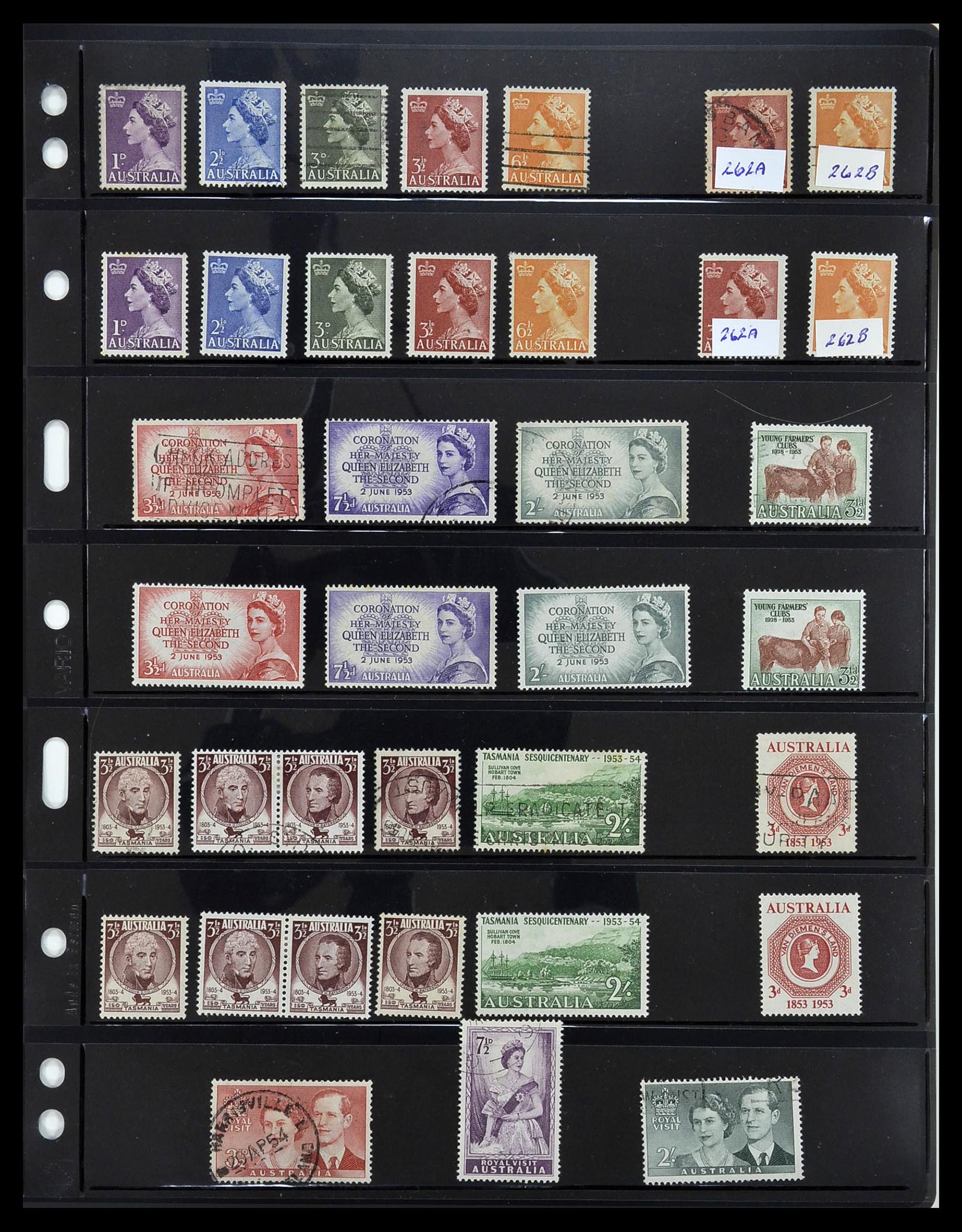 34211 015 - Postzegelverzameling 34211 Australië 1913-2010.
