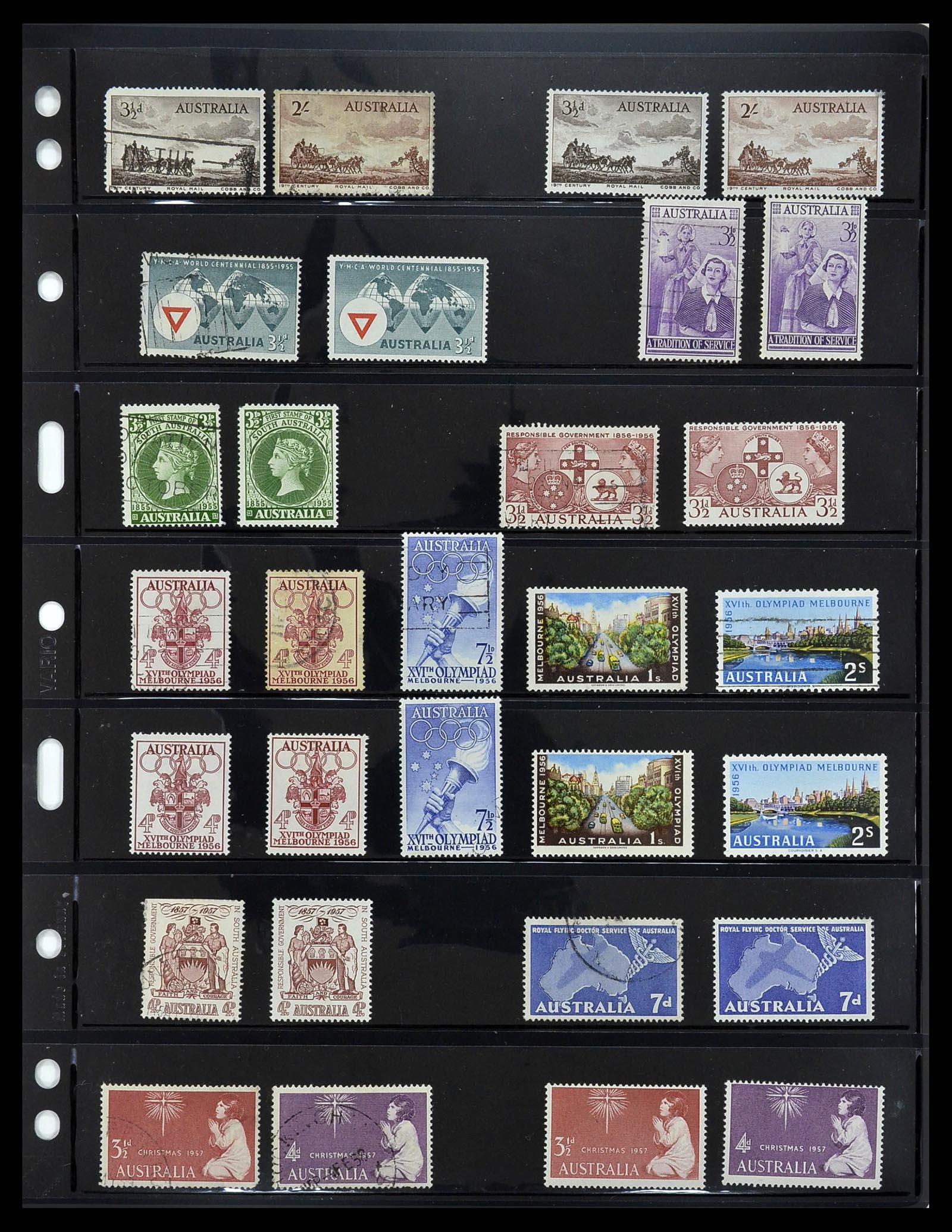 34211 017 - Postzegelverzameling 34211 Australië 1913-2010.