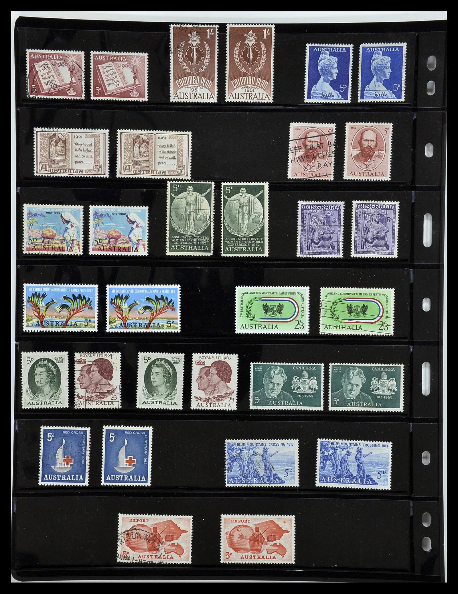 34211 020 - Postzegelverzameling 34211 Australië 1913-2010.