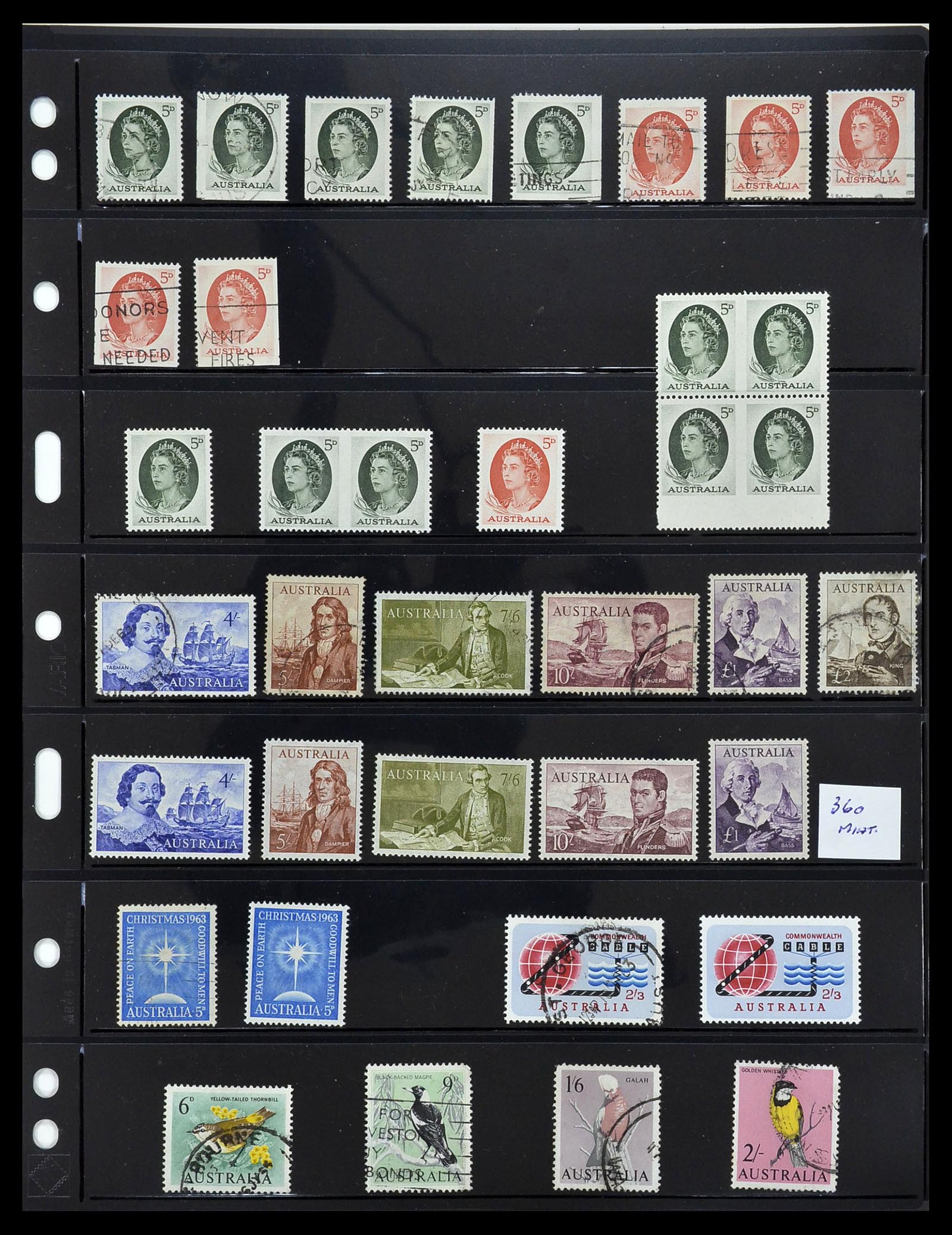 34211 021 - Postzegelverzameling 34211 Australië 1913-2010.