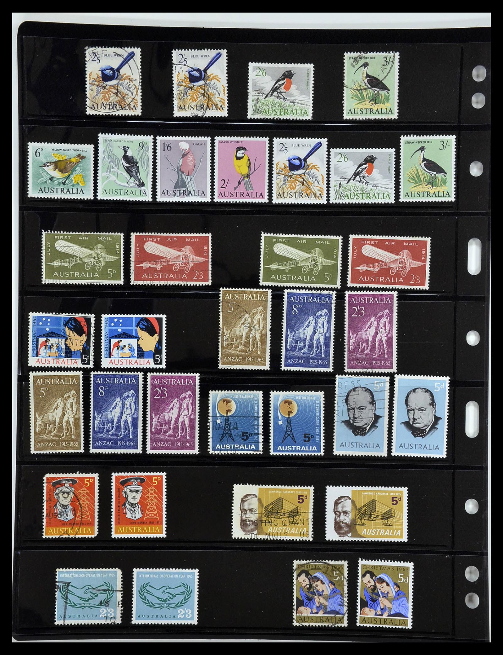 34211 022 - Postzegelverzameling 34211 Australië 1913-2010.