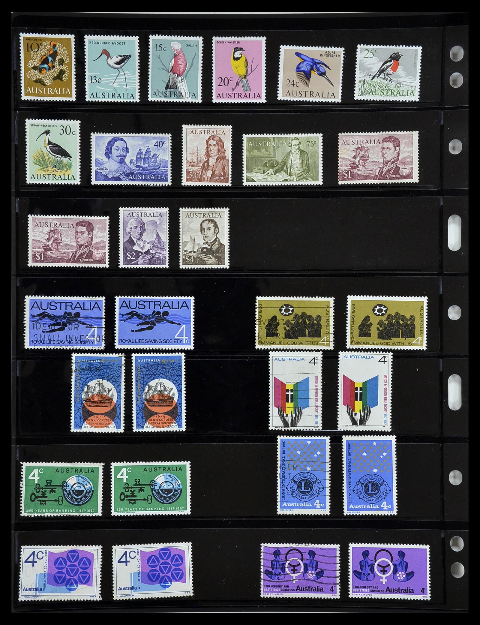 34211 024 - Postzegelverzameling 34211 Australië 1913-2010.