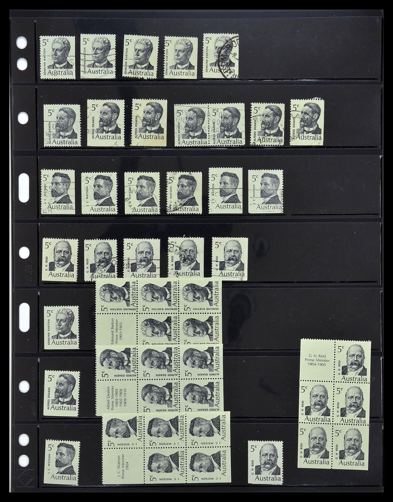 34211 029 - Postzegelverzameling 34211 Australië 1913-2010.