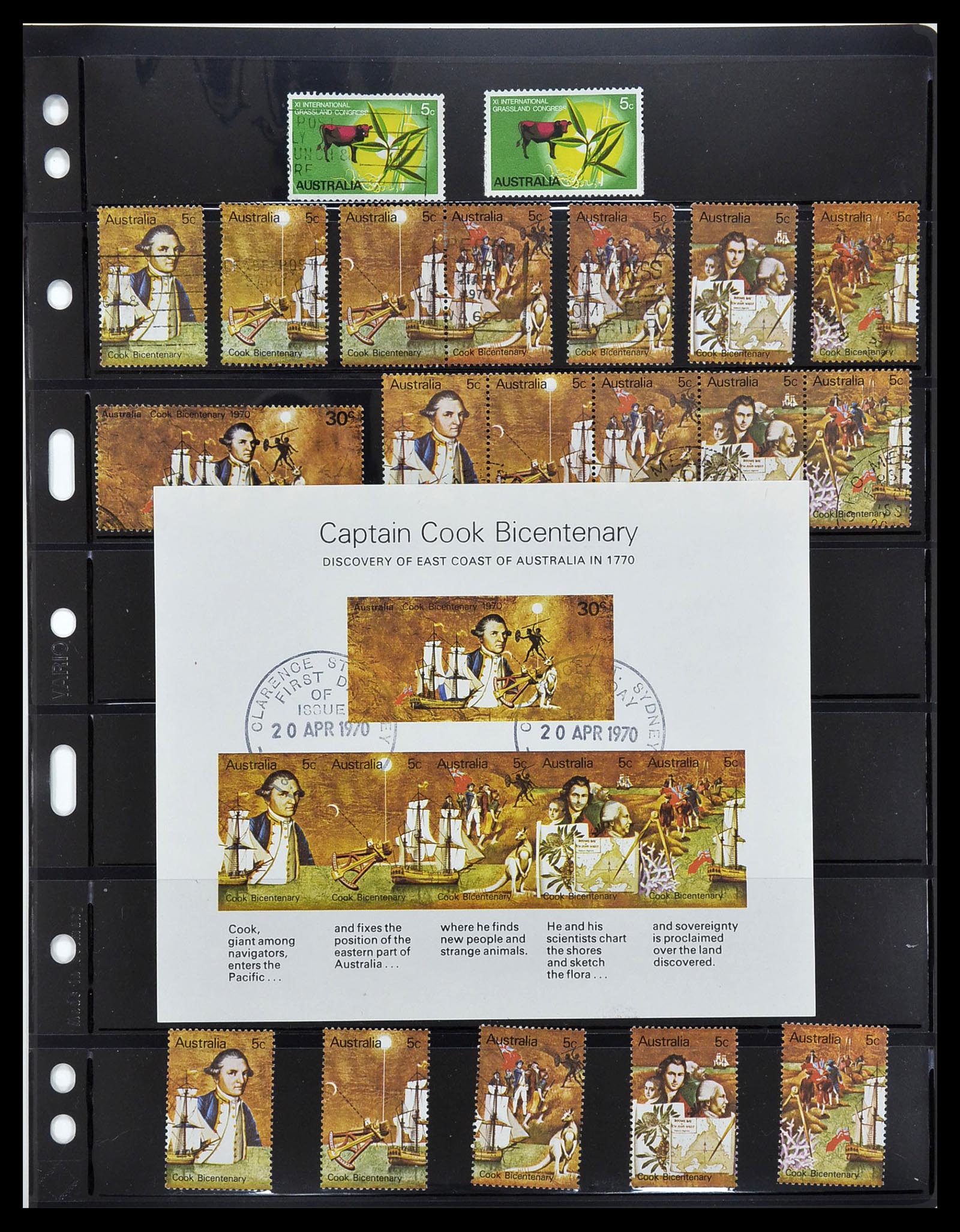 34211 031 - Postzegelverzameling 34211 Australië 1913-2010.
