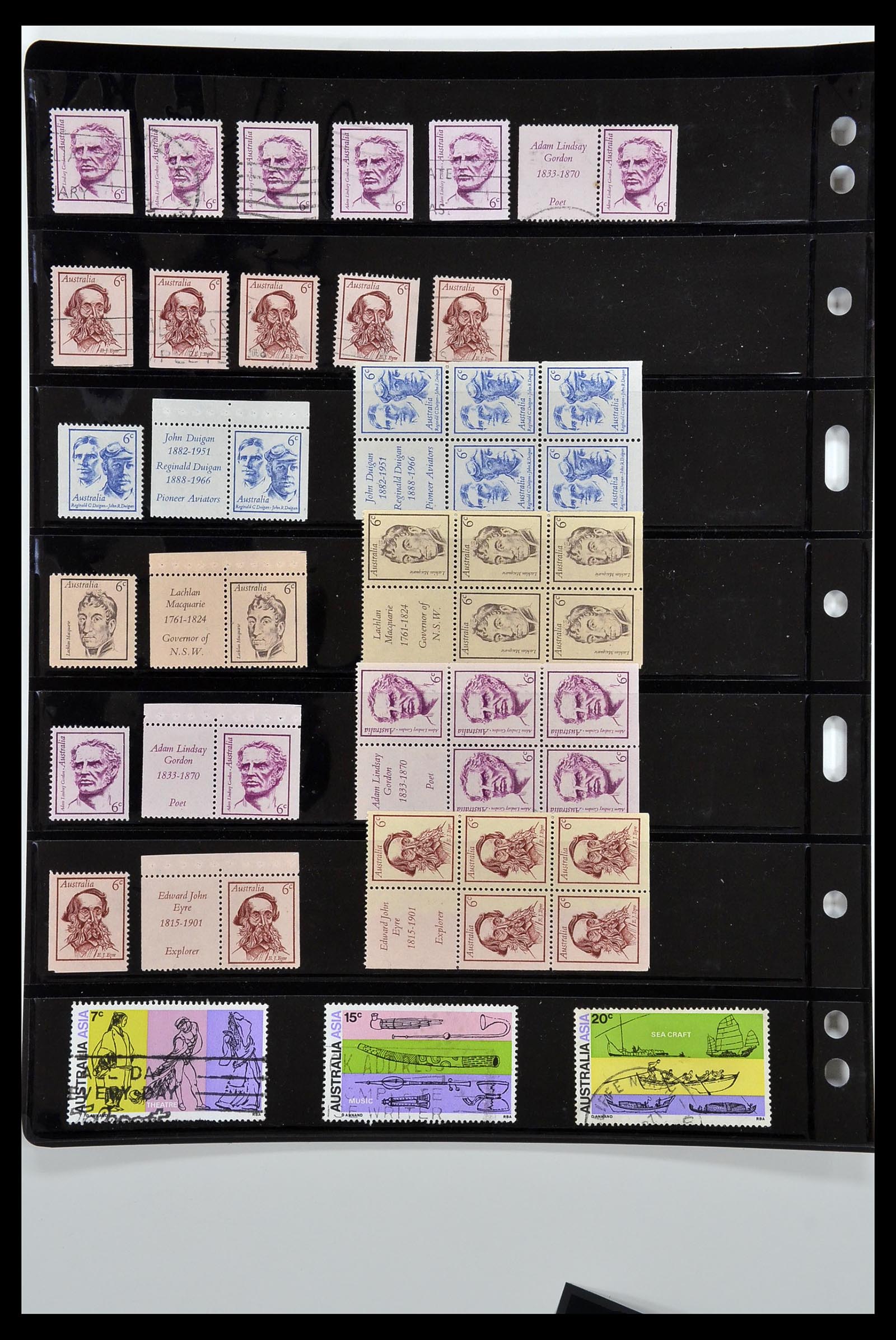 34211 034 - Postzegelverzameling 34211 Australië 1913-2010.