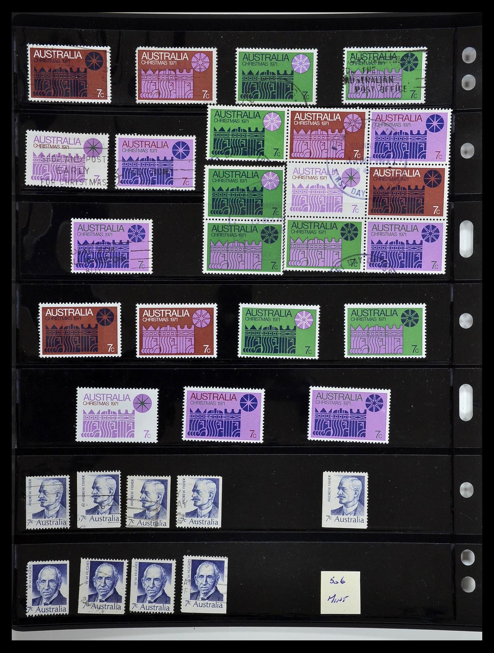 34211 036 - Postzegelverzameling 34211 Australië 1913-2010.
