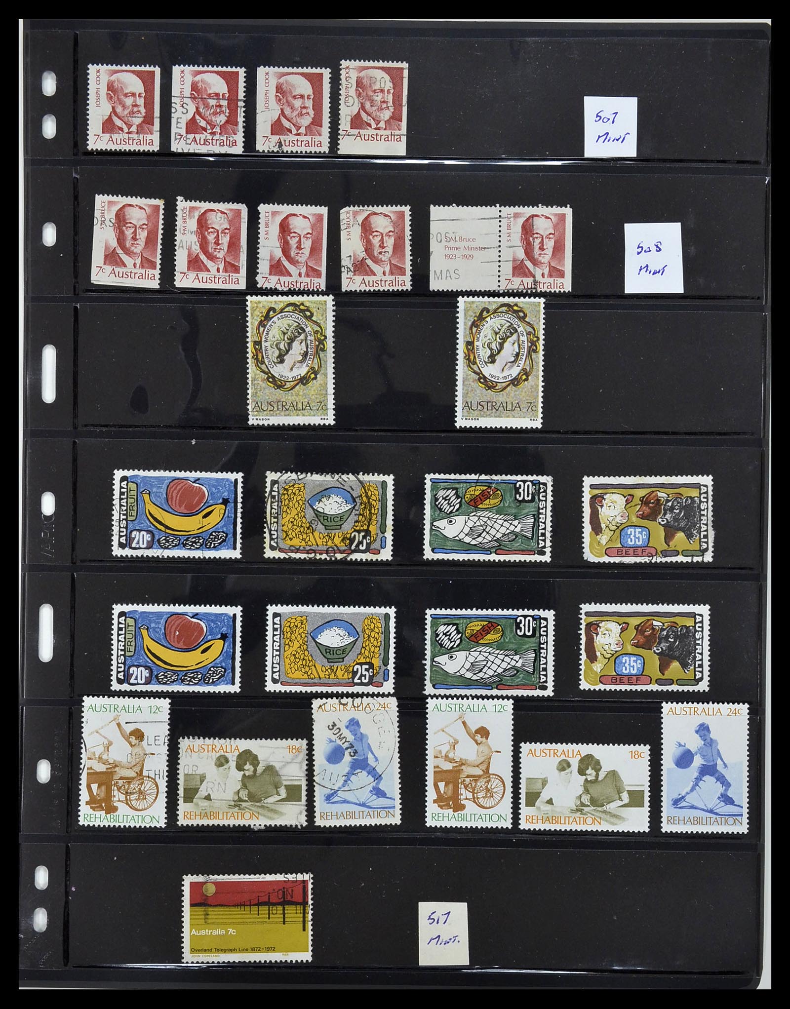34211 037 - Postzegelverzameling 34211 Australië 1913-2010.